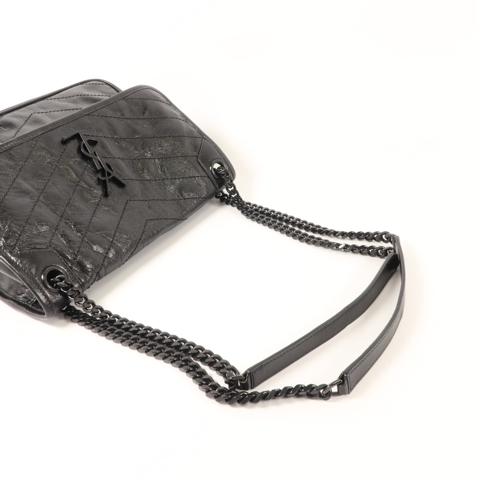 SAINT LAURENT 牛皮皮革Niki Medium鏈帶肩背袋