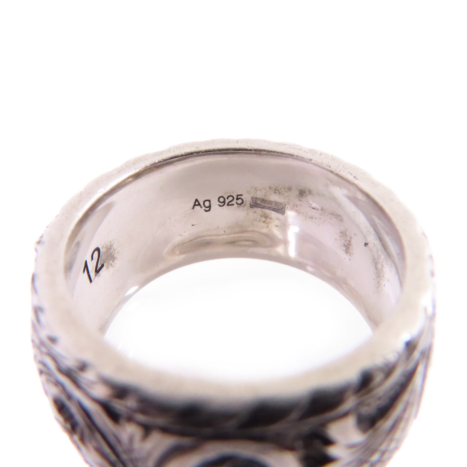 GUCCI 925純銀Arabesque Ring戒指Gucci#12/US#5.75