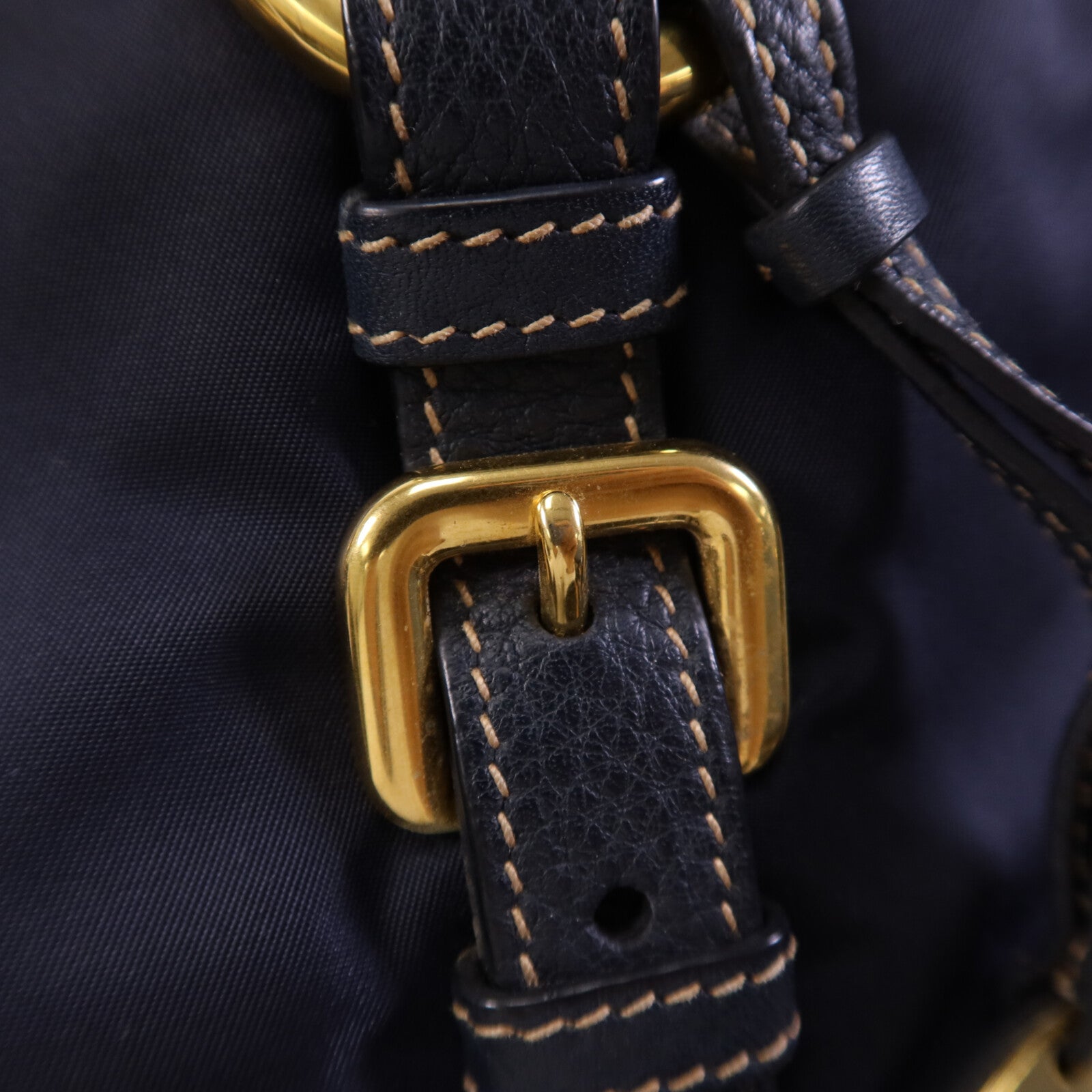 PRADA 尼龍2 Way Shoulder Bag金扣手挽肩背兩用袋