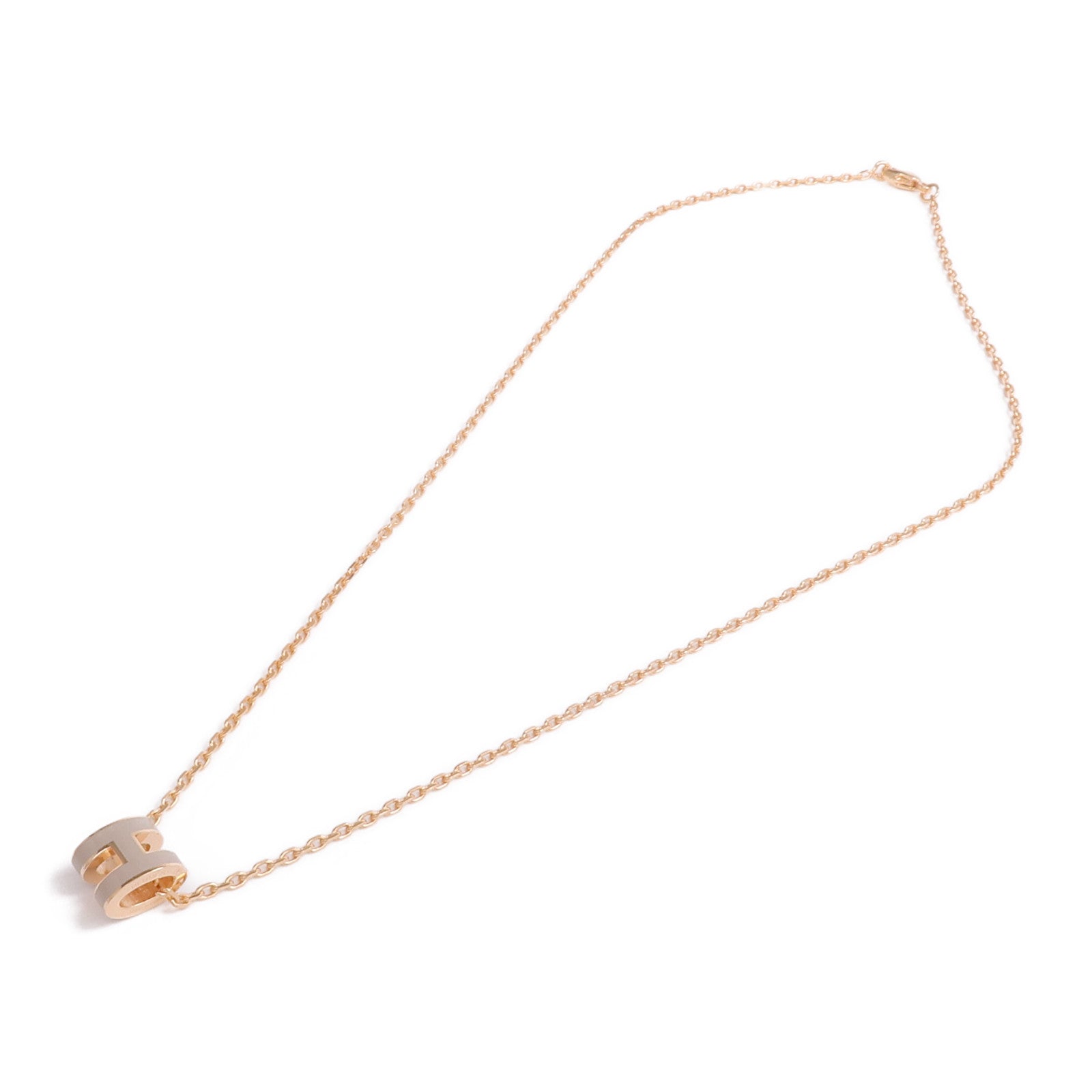 HERMES 金屬Mini Pop H Necklace項鍊Chai