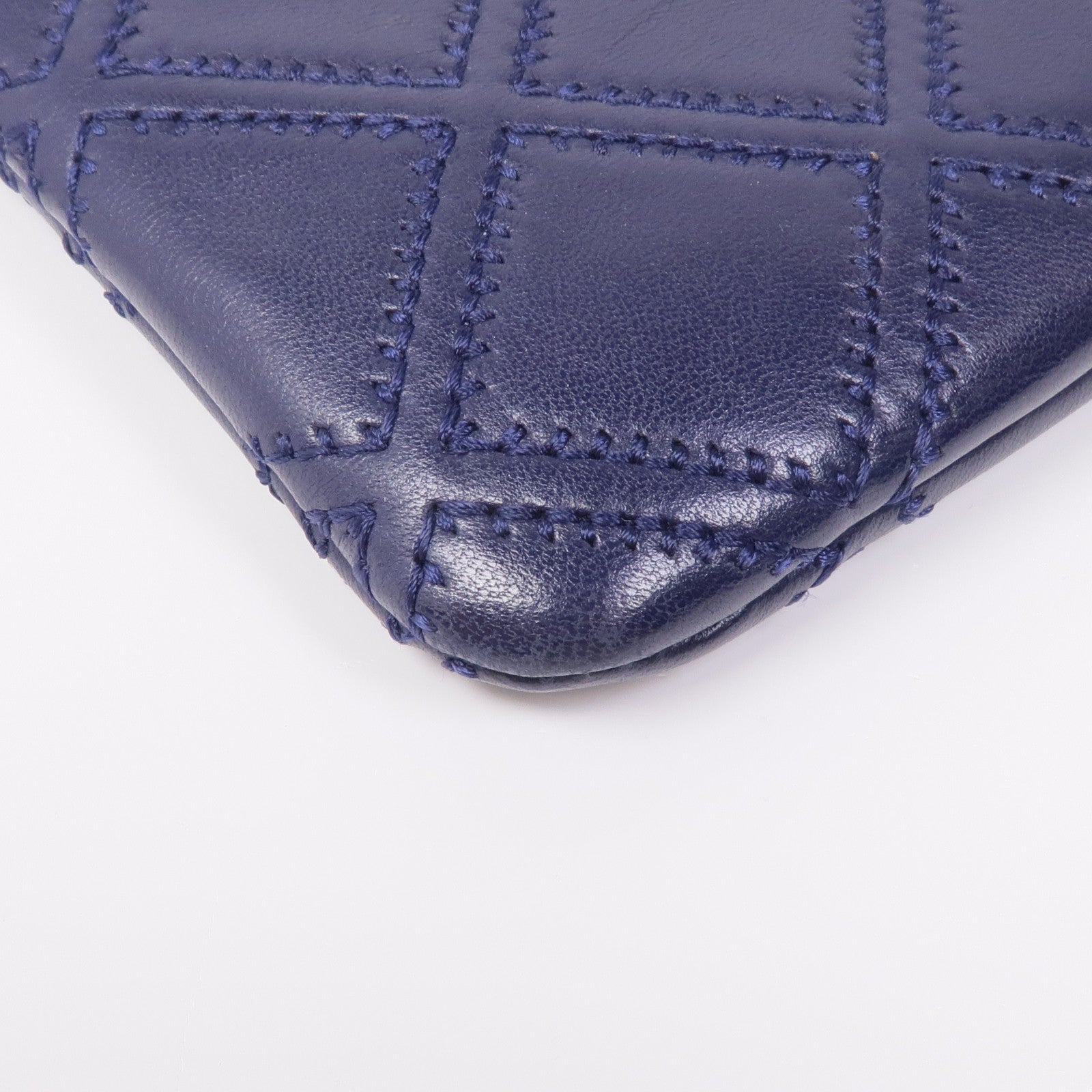 CHANEL 牛皮皮革Coin/Card Case金扣零錢包/卡片套