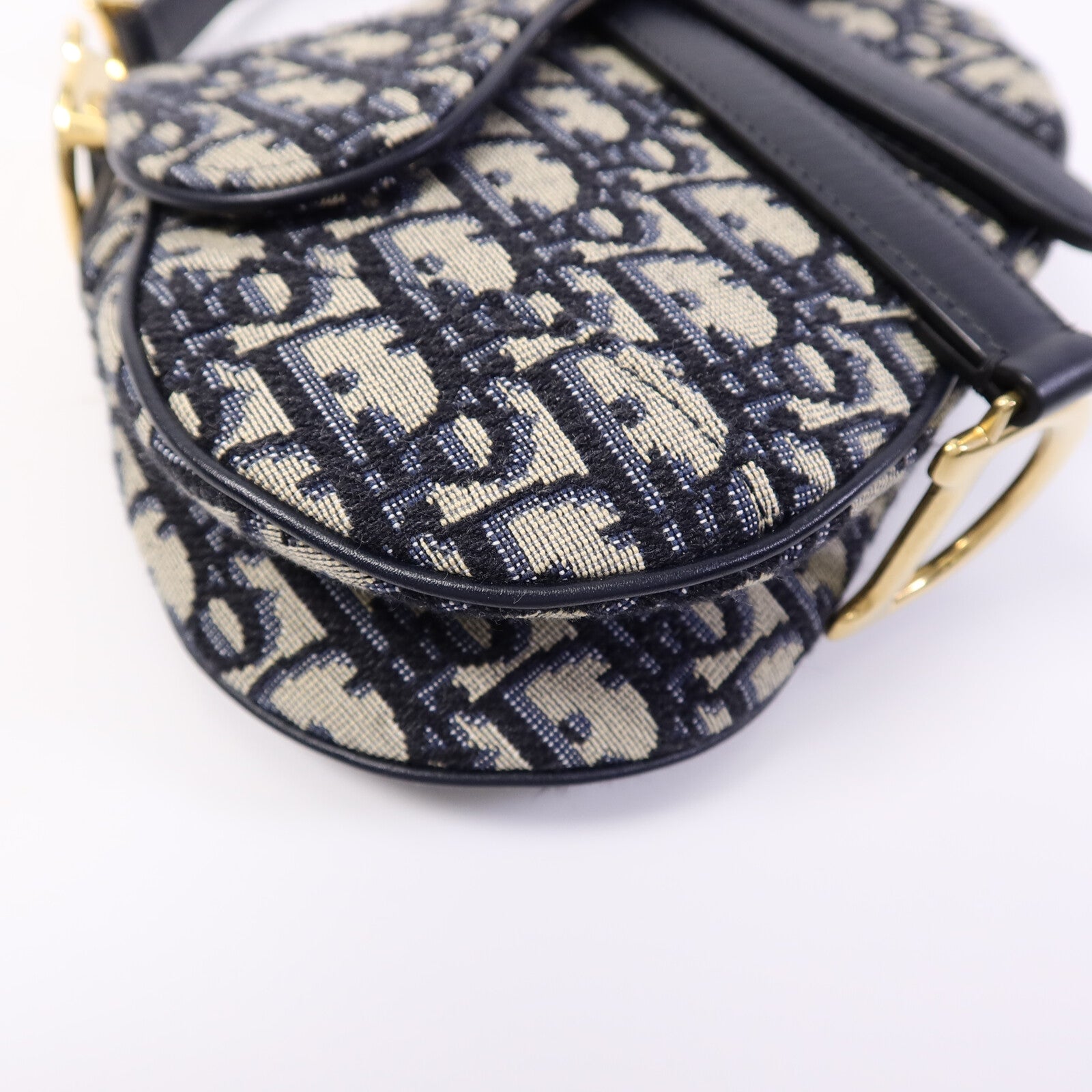 Dior 帆布Saddle Mini手挽袋