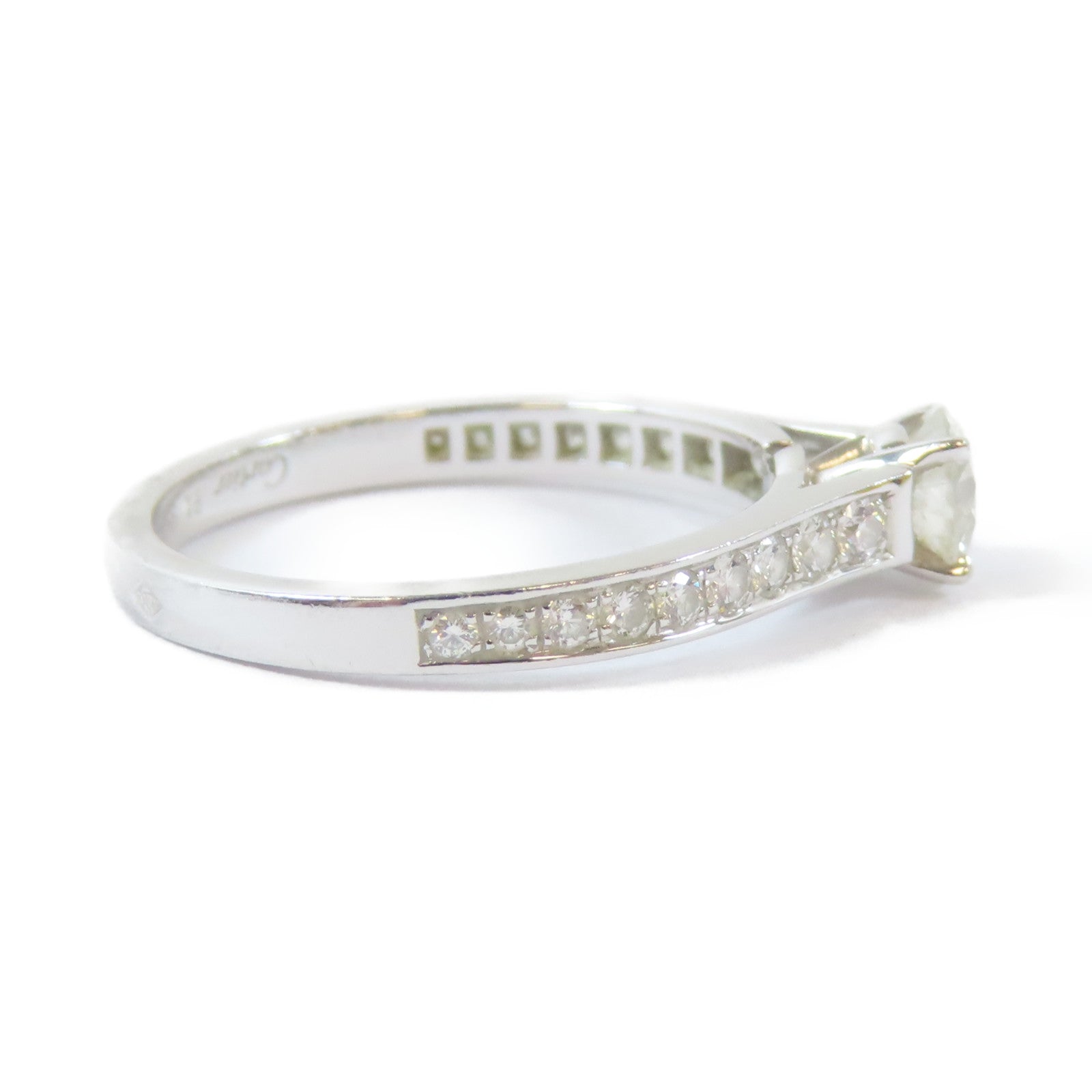 CARTIER 【激減優惠】950鉑金1895 Ring 0.32ct鑽石戒指Cartier#49/US#4.75