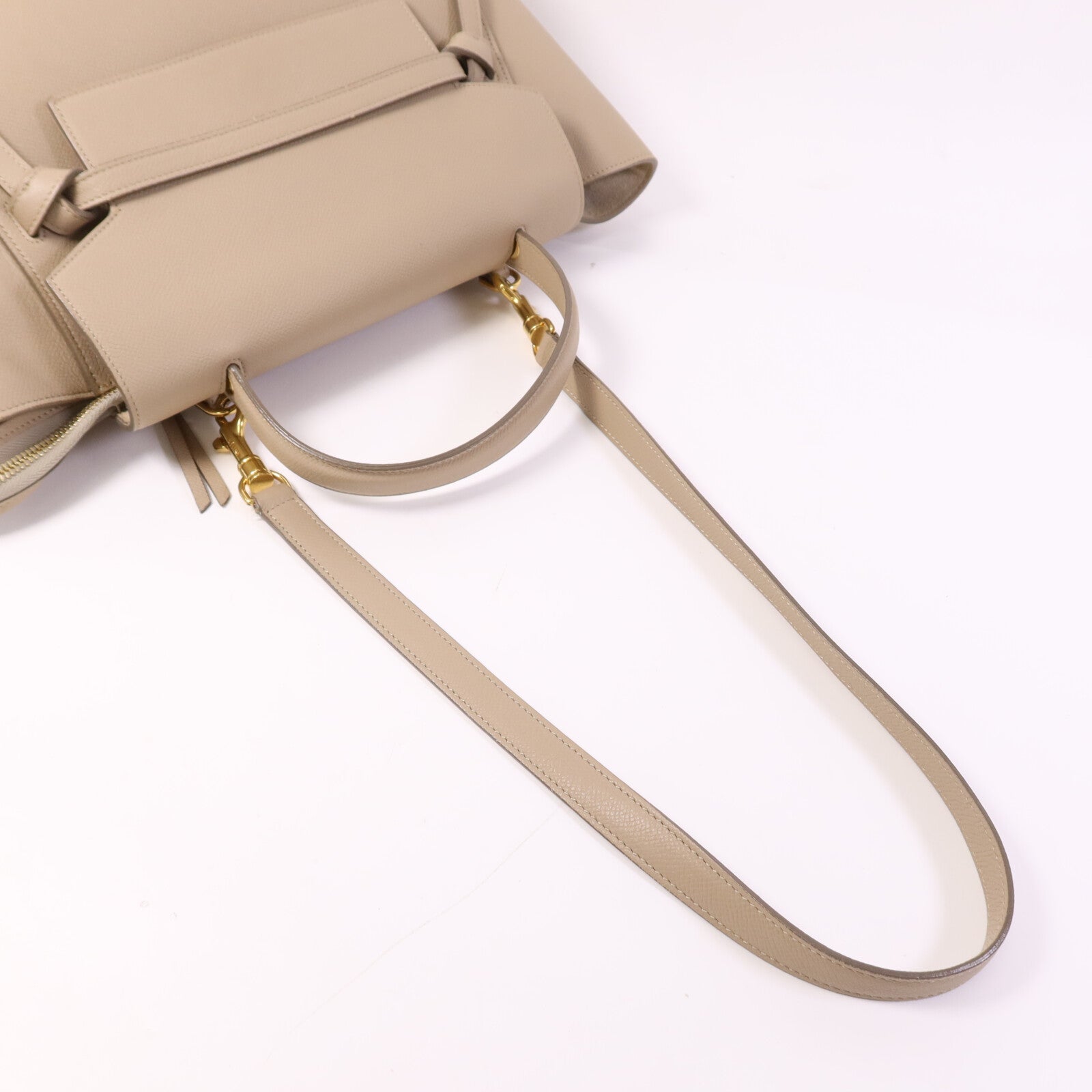 CELINE 牛皮皮革Belt Bag金扣手挽肩背兩用袋