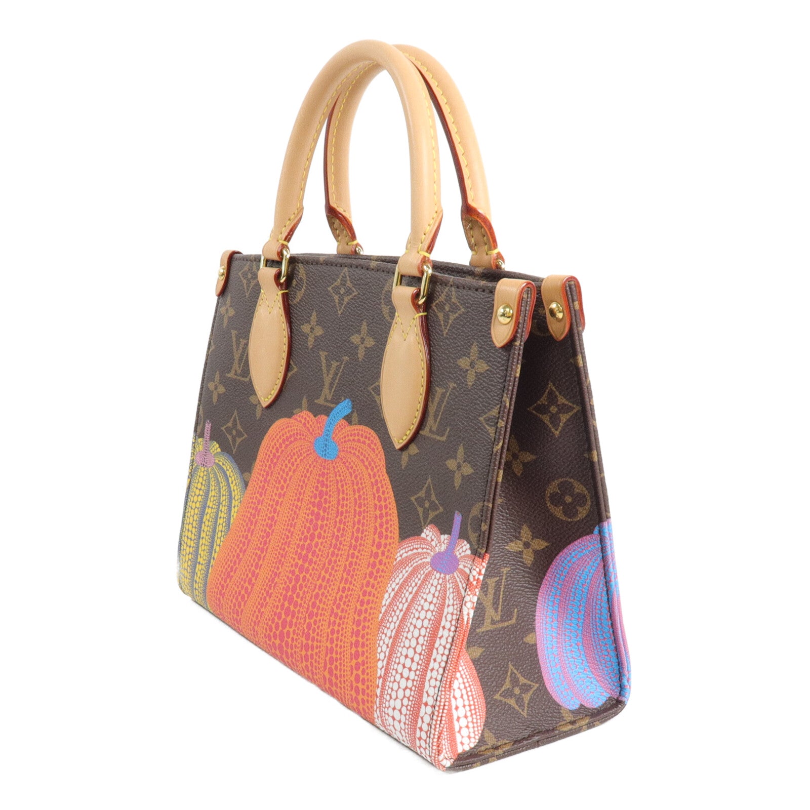 LOUIS VUITTON Monogram LV x YK OnTheGo PM手挽肩背兩用袋
