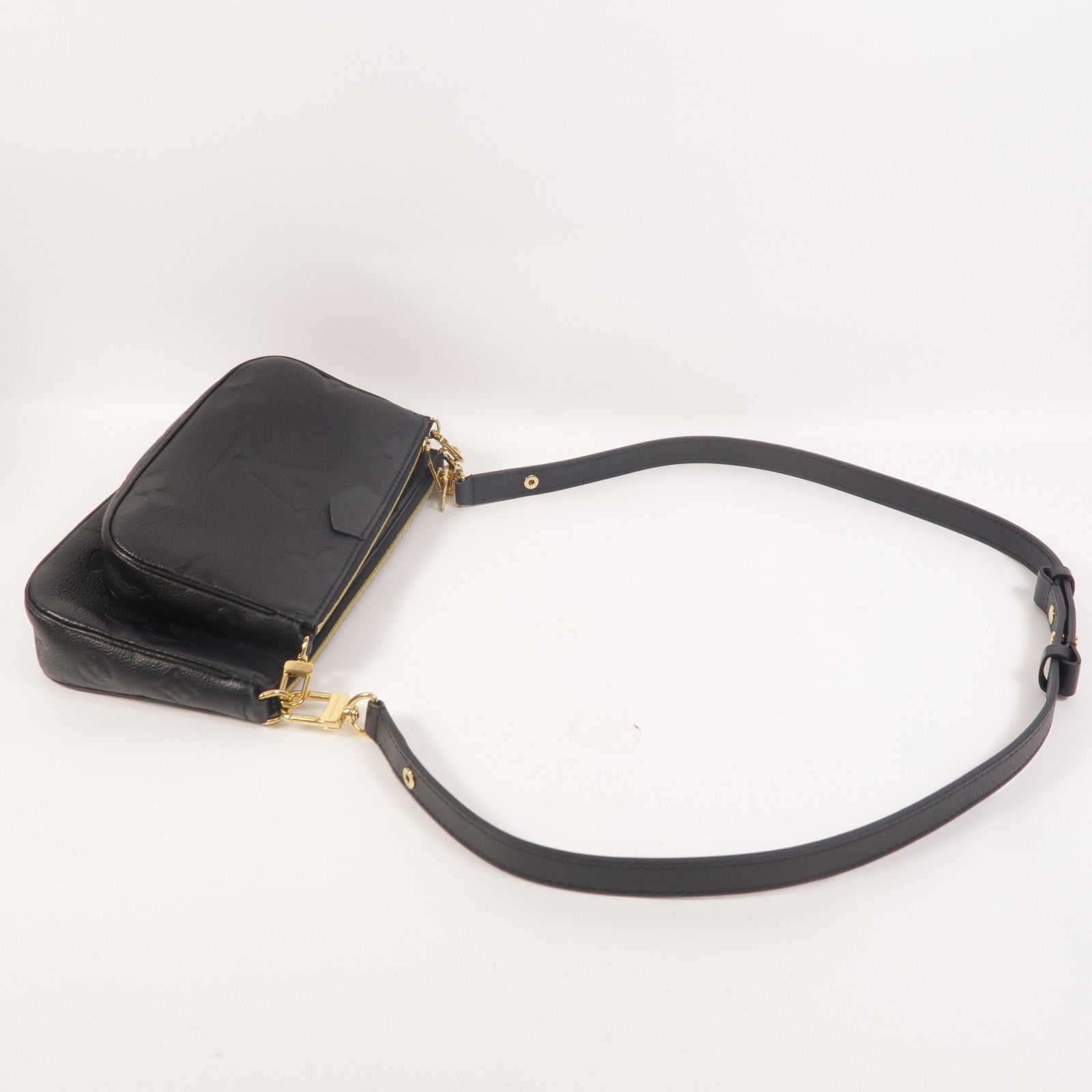 LOUIS VUITTON Monogram Empreinte Multi Pochette Accessoires手挽肩背兩用袋