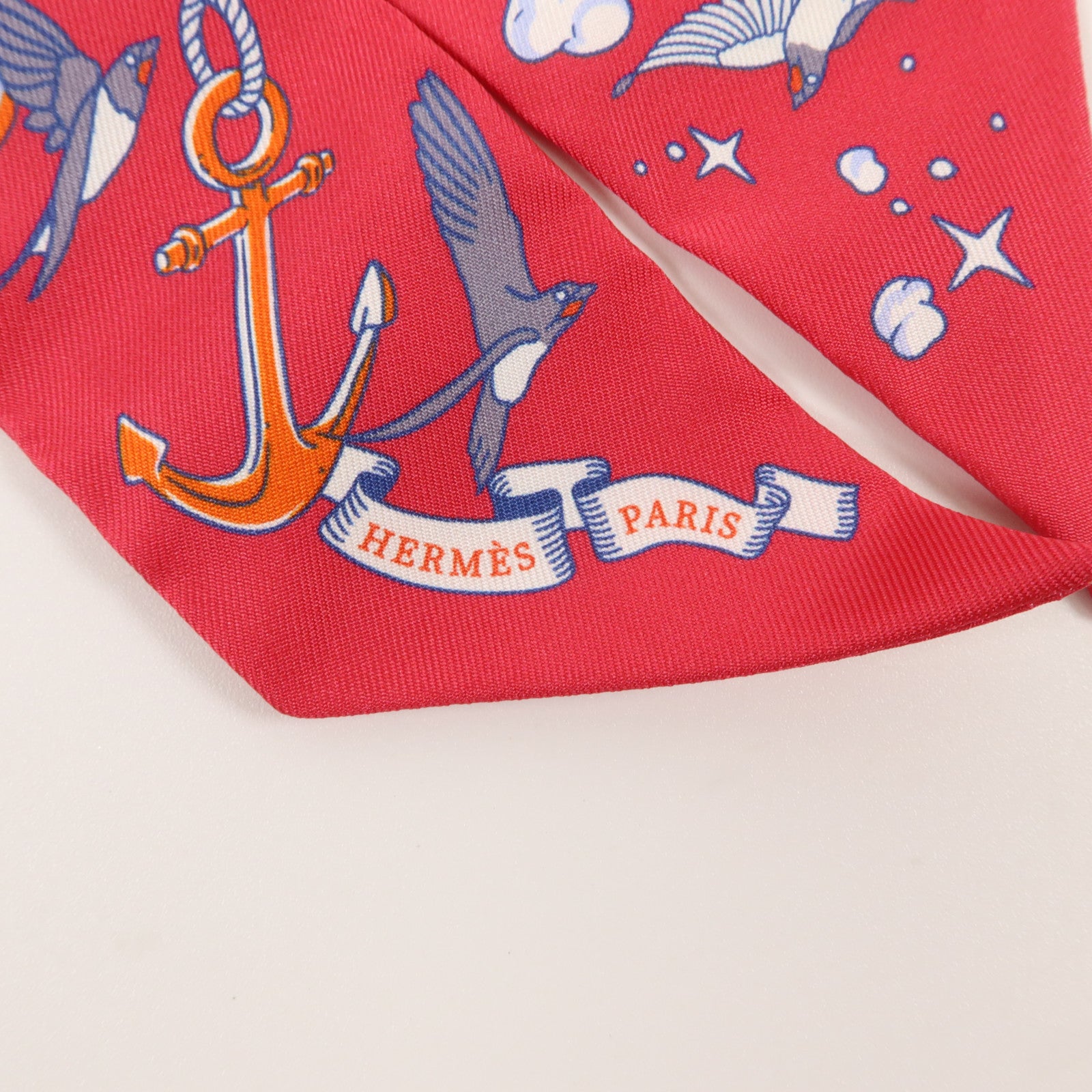 HERMES 絲質Twilly絲巾