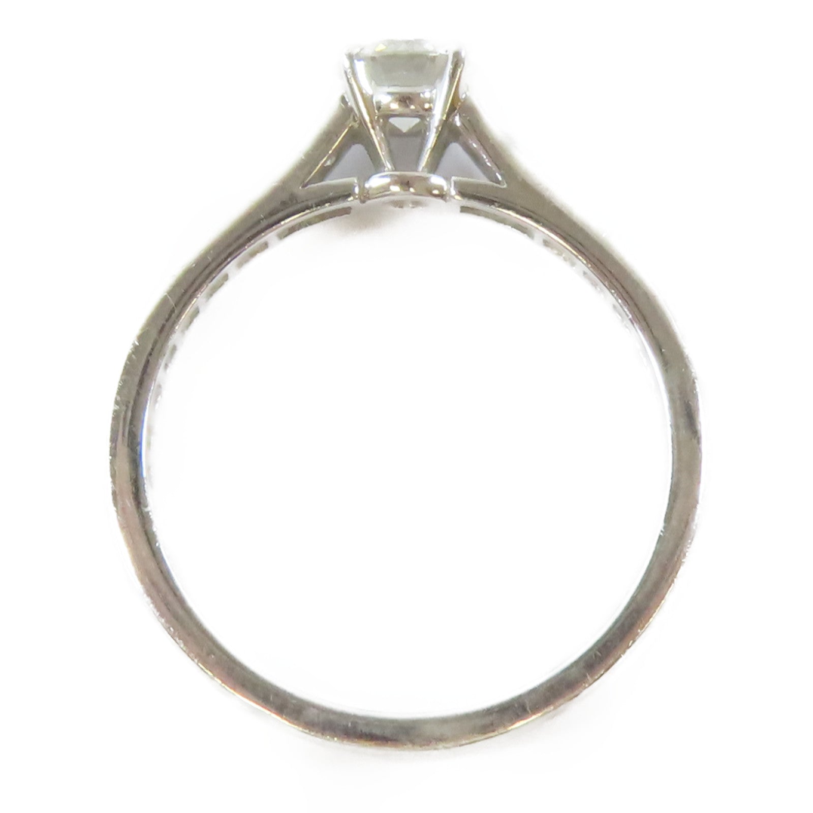 CARTIER 【激減優惠】950鉑金1895 Ring 0.32ct鑽石戒指Cartier#49/US#4.75
