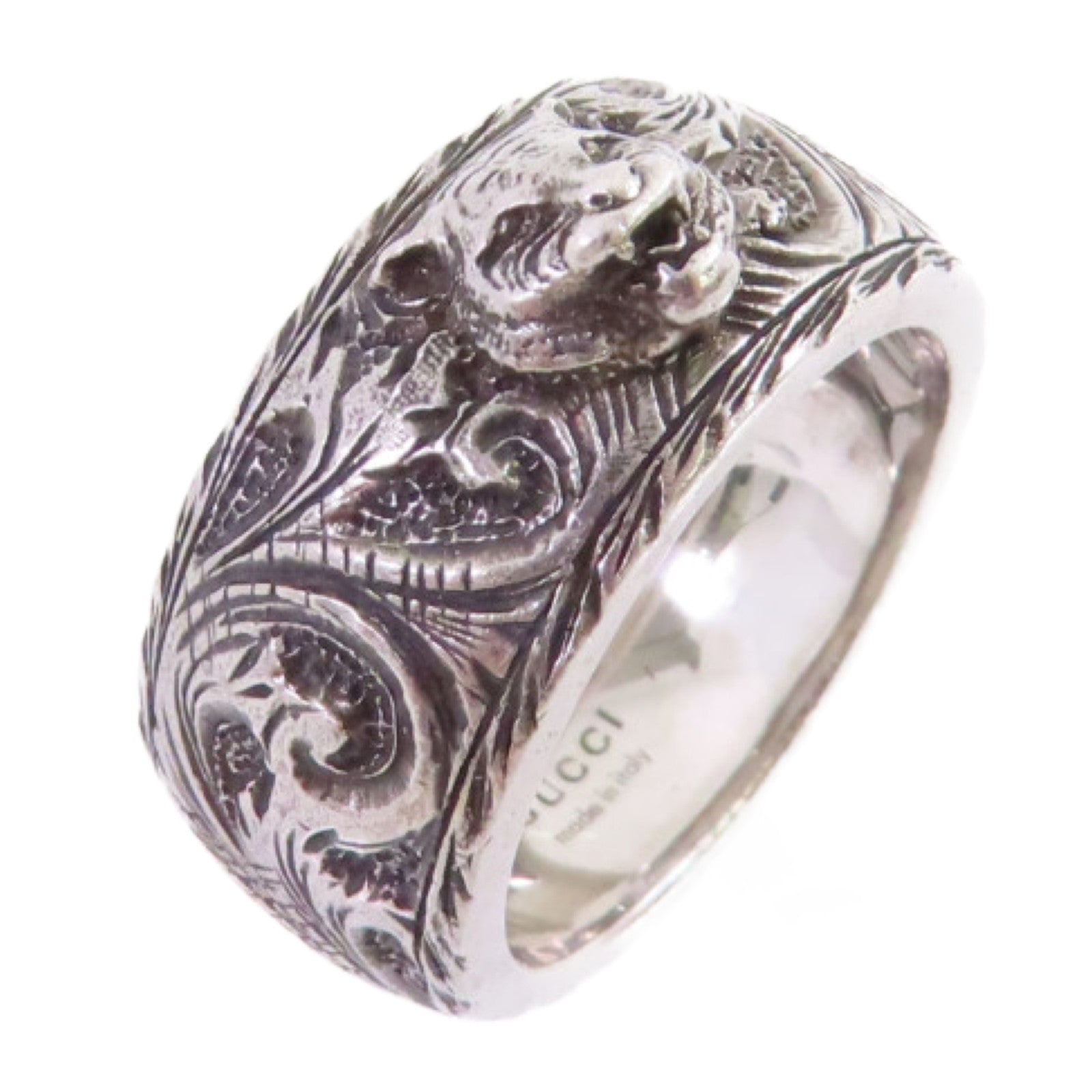 GUCCI 925純銀Arabesque Ring戒指Gucci#12/US#5.75