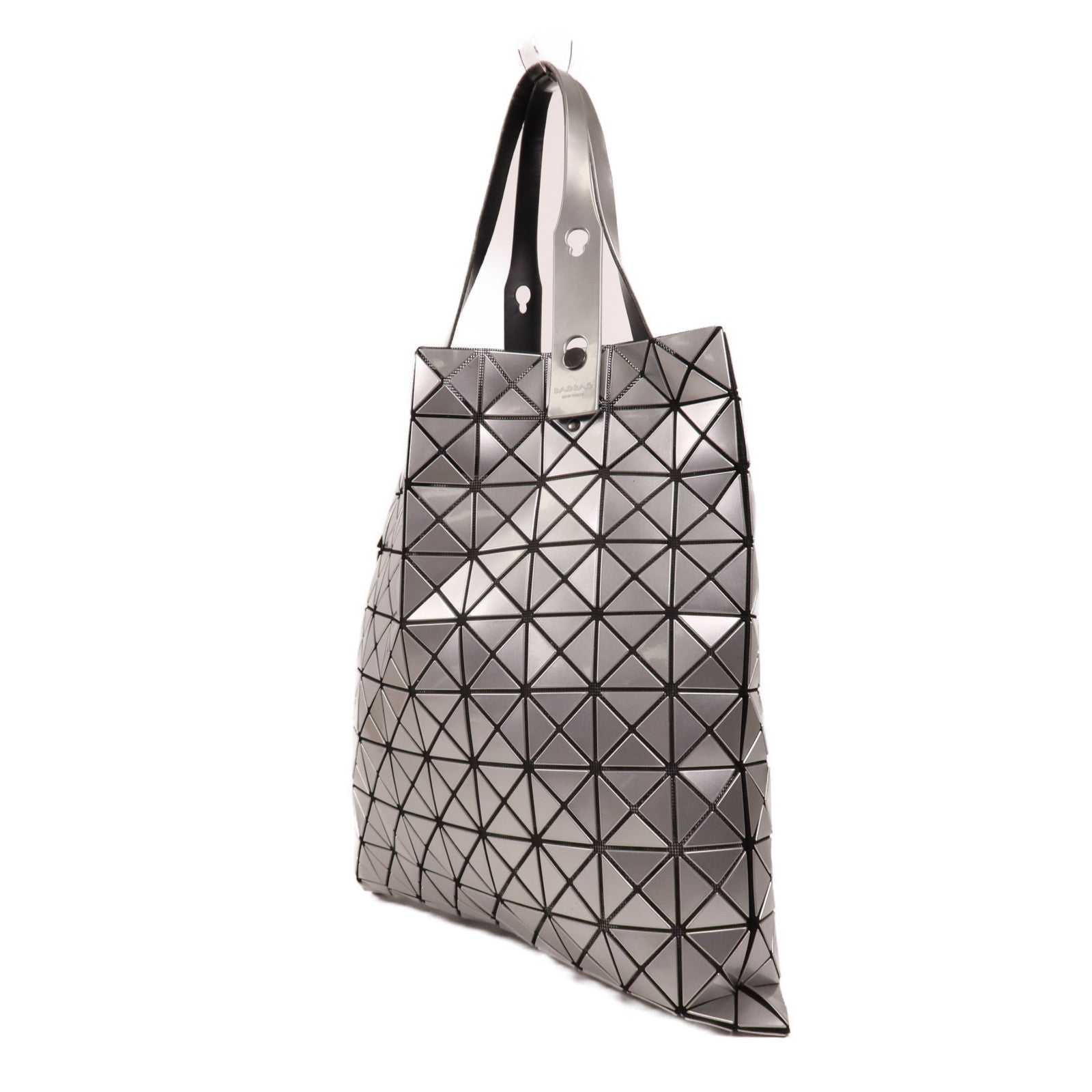 BAO BAO ISSEYMIYAKE PVC Shoulder Bag銀扣肩背袋