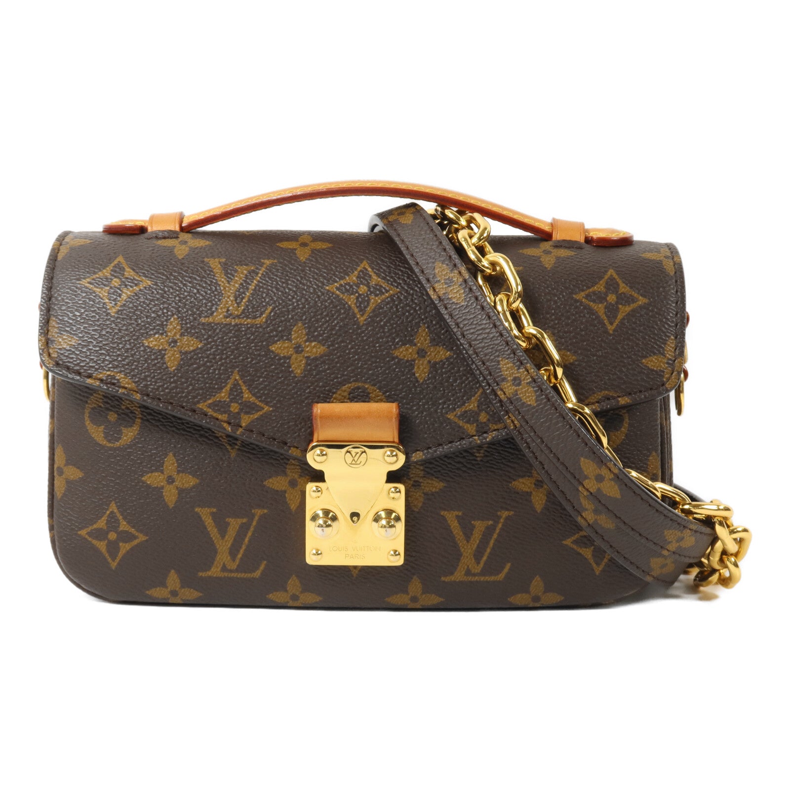 LOUIS VUITTON Monogram Pochette Metis East West手挽肩背兩用袋