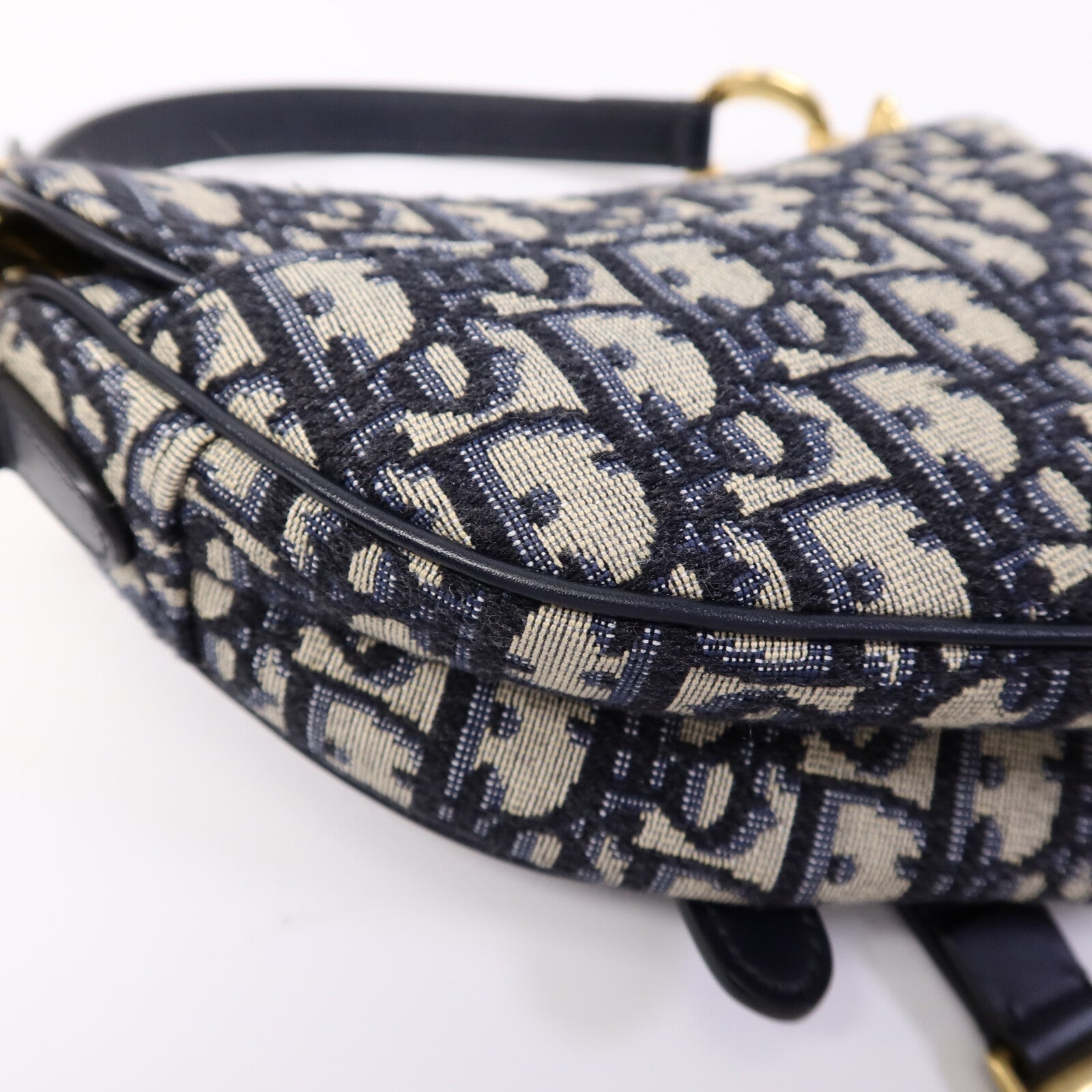 Dior 帆布Saddle Mini手挽袋