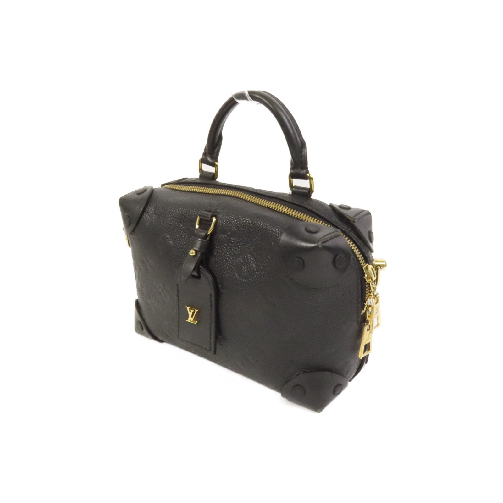 LOUIS VUITTON Monogram Empreinte Petite金扣手挽肩背兩用袋