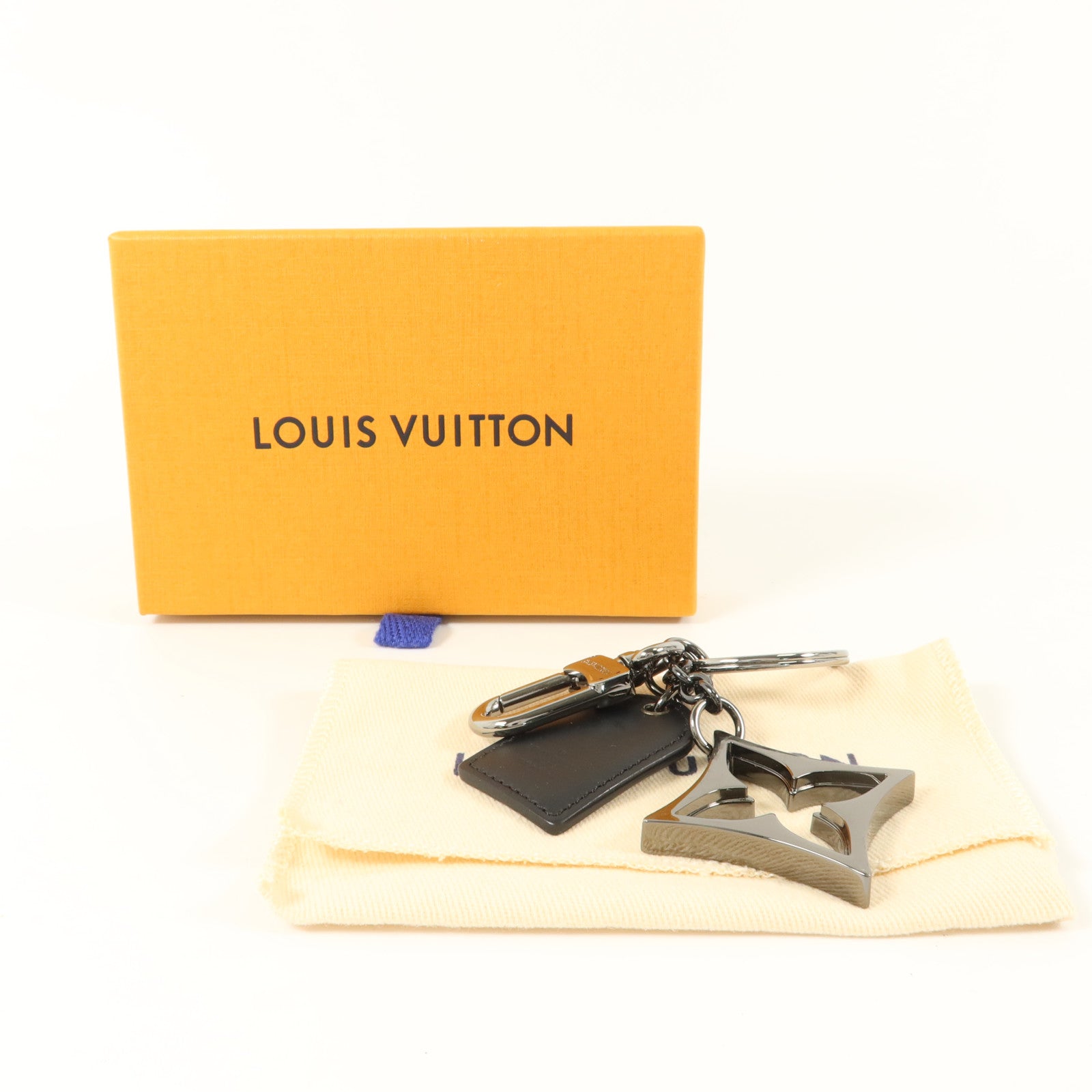 LOUIS VUITTON Monogram Eclipse/金屬Charm掛飾