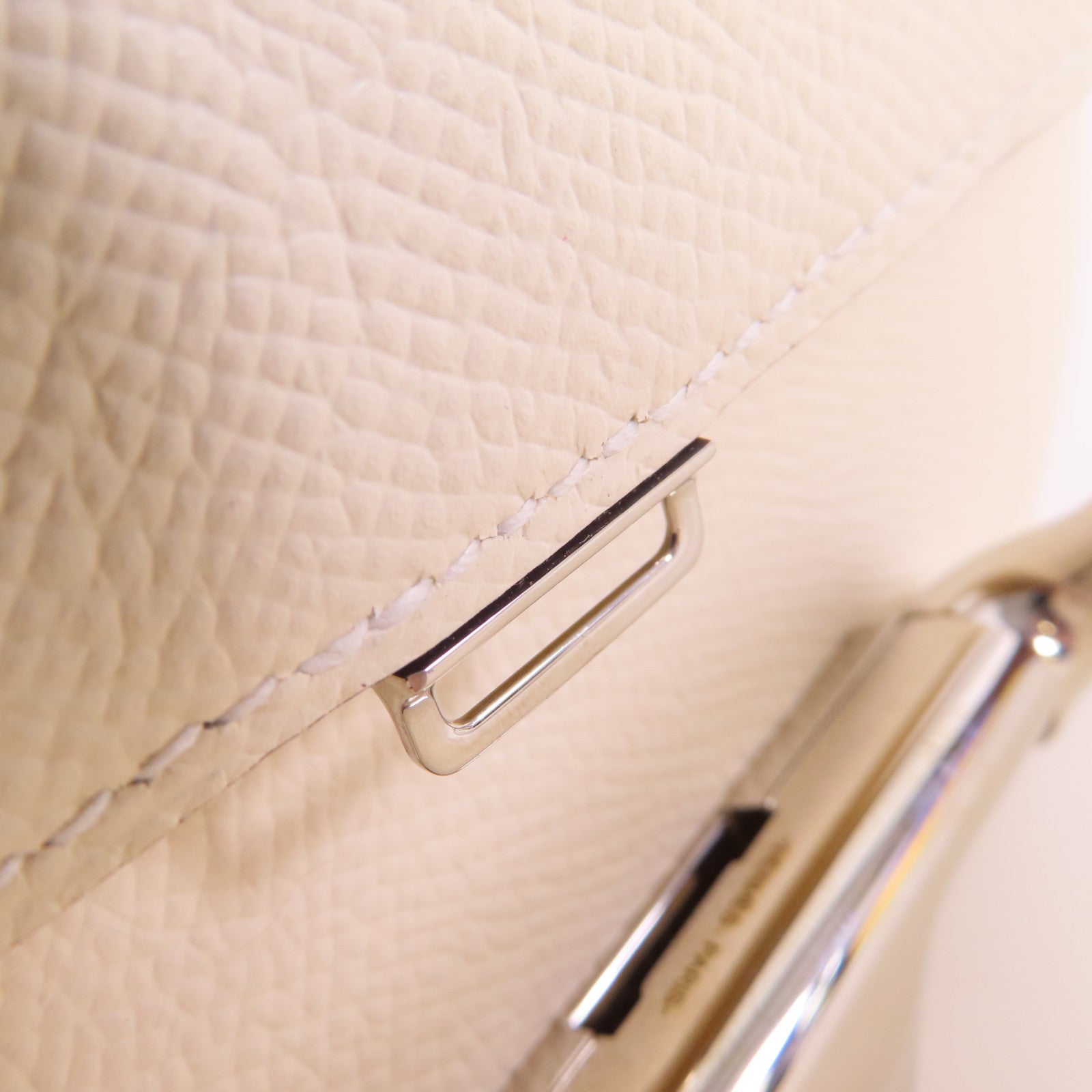 HERMES Epsom皮革Mini Della Shoulder Bag銀扣肩背袋