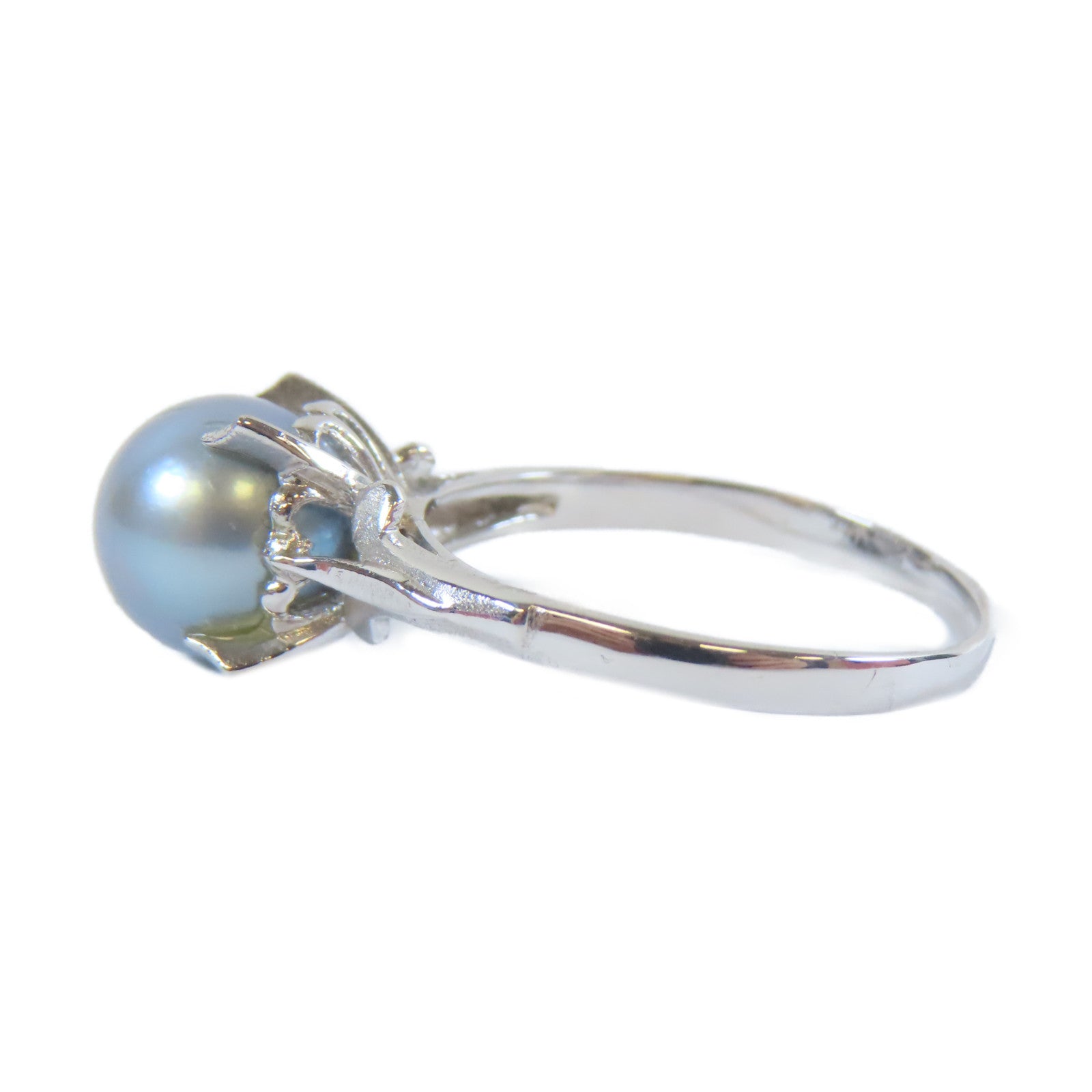 JEWELRY 【激減優惠】14K白金Pearl Ring2.6g珍珠戒指US#7