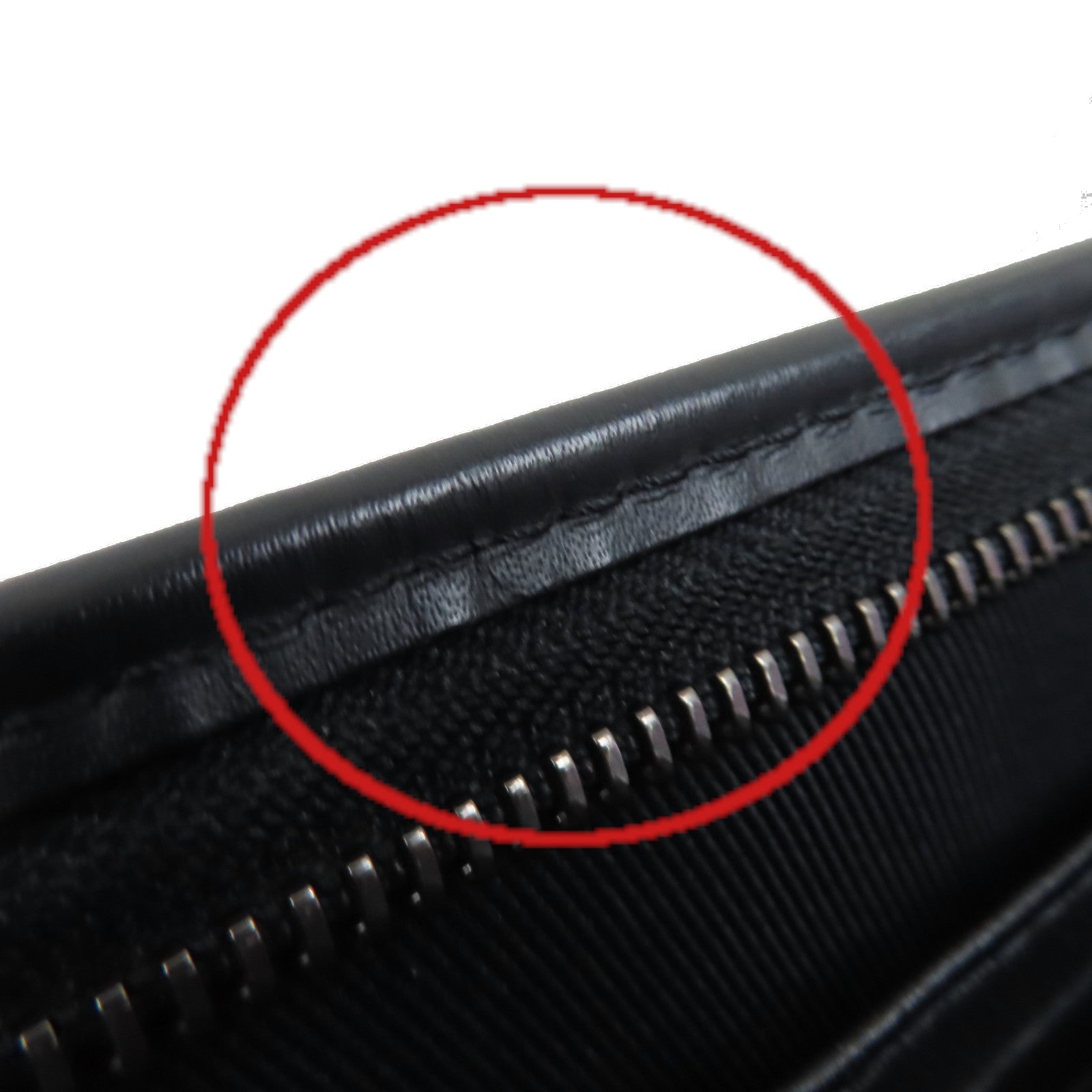 LOUIS VUITTON Monogram Eclipse Pochette Voyage MM Clutch銀扣手拿包黑色