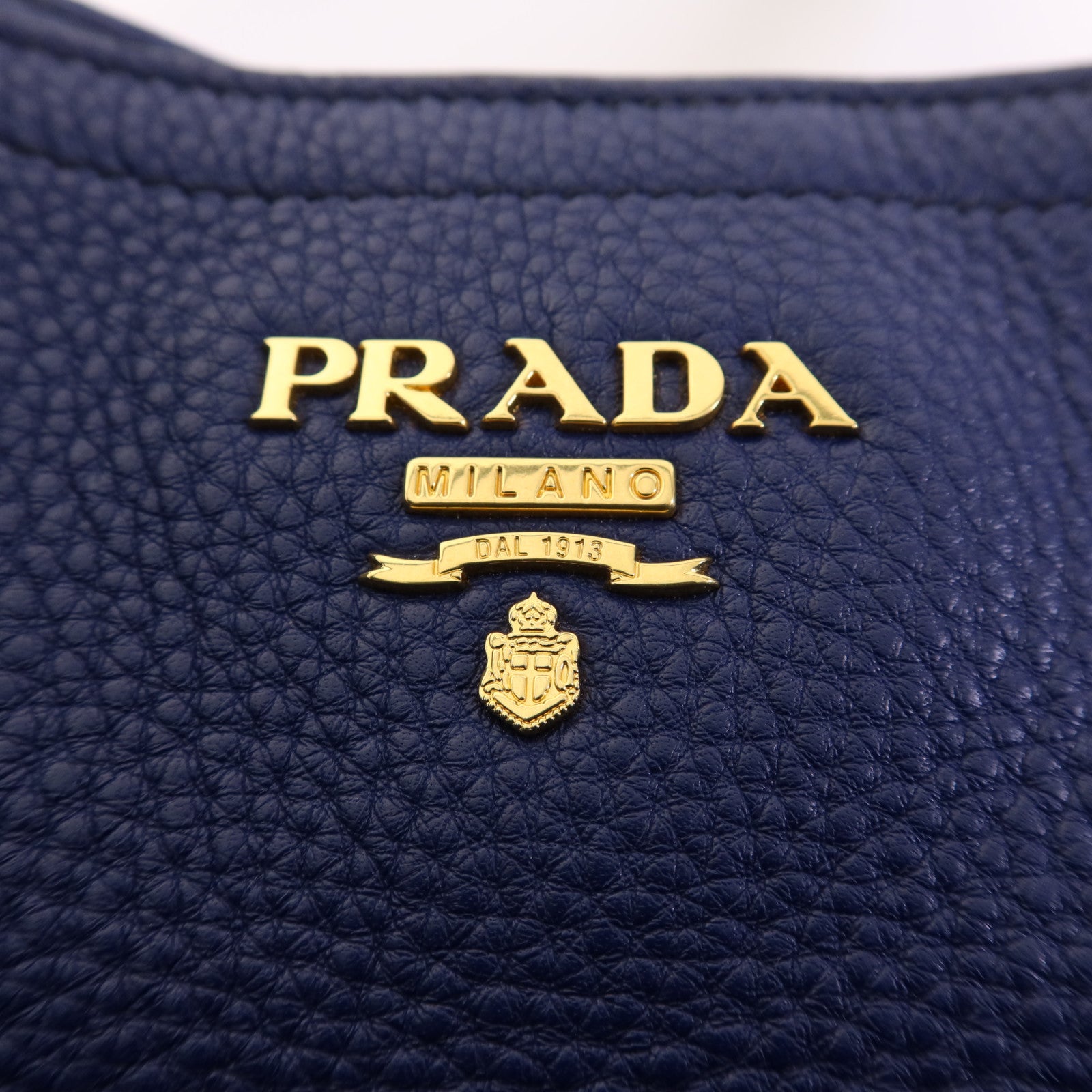 PRADA 牛皮皮革2 Way Shoulder Bag金扣手挽肩背兩用袋