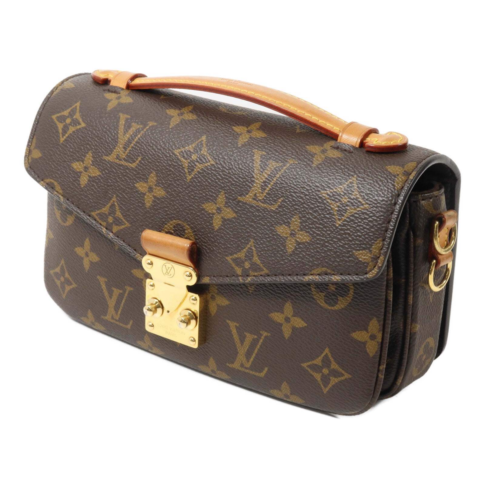 LOUIS VUITTON Monogram Pochette Metis East West手挽肩背兩用袋