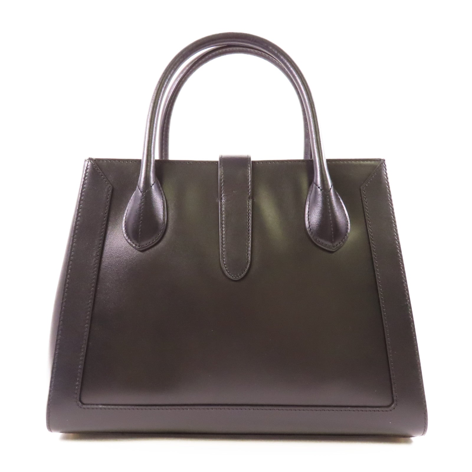 GUCCI 【激減優惠】牛皮皮革Jackie Leather Top金扣手挽肩背兩用