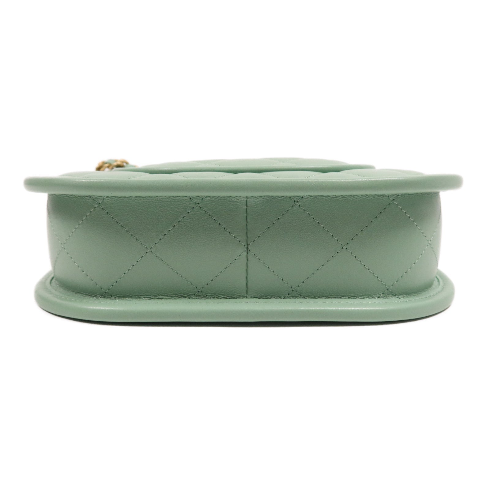 CHANEL 牛皮皮革Shoulder Bag金扣手挽肩背兩用袋