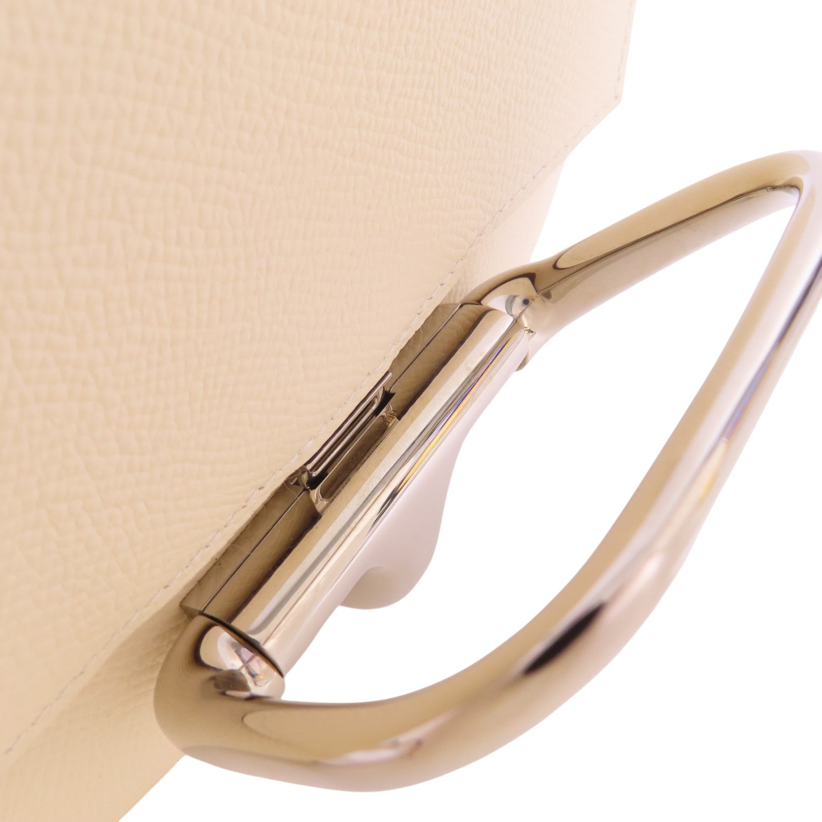 HERMES Epsom皮革Mini Della Shoulder Bag銀扣肩背袋