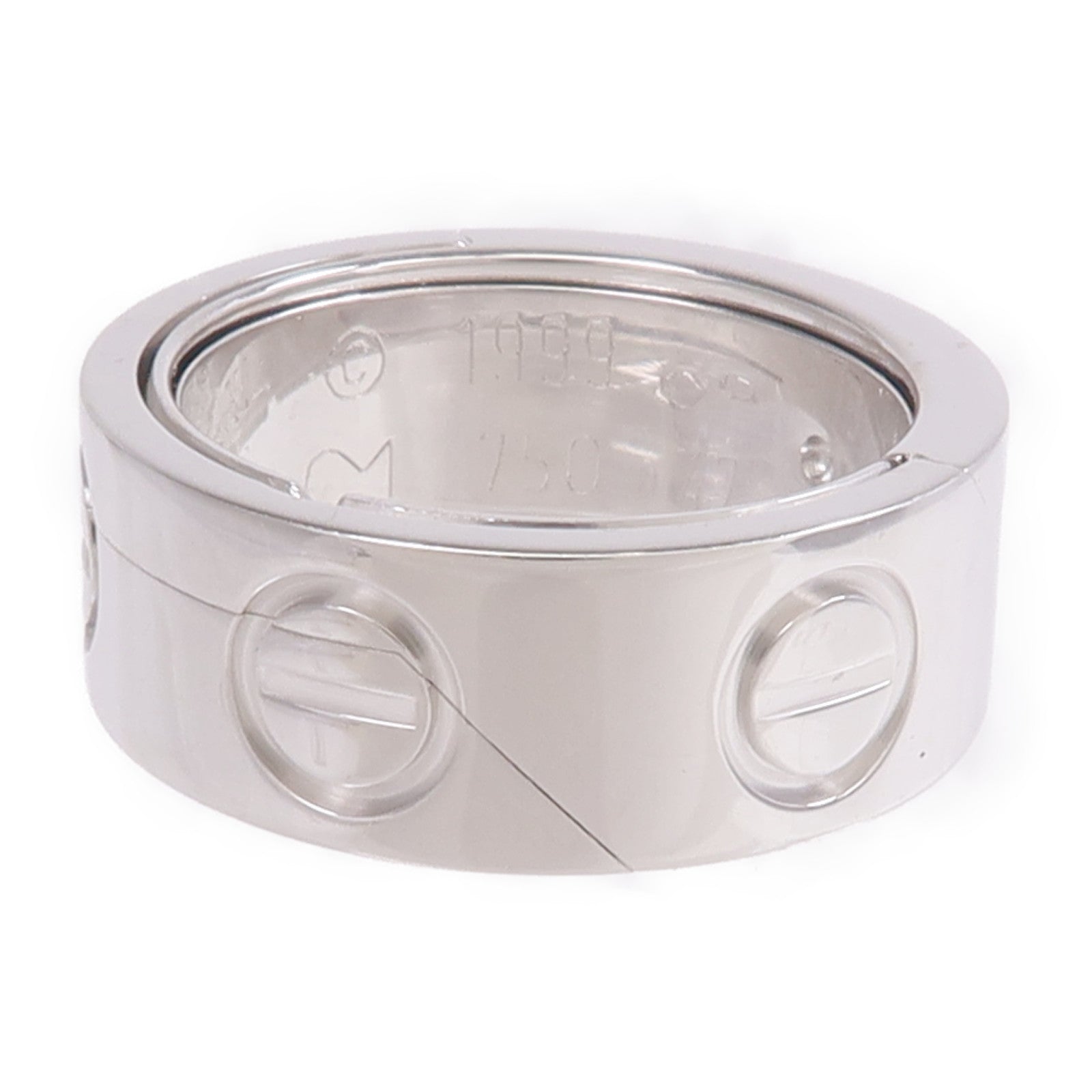 CARTIER 18K白金Astro Love Ring戒指
