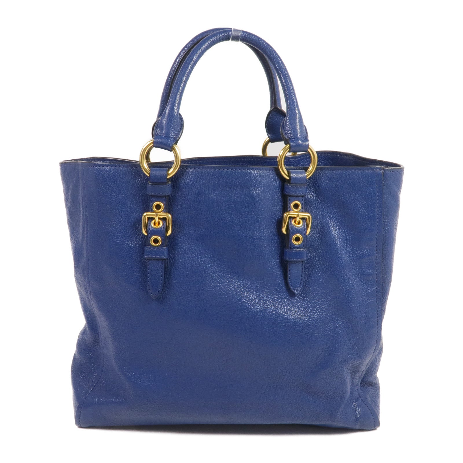 Miu Miu 牛皮皮革2 Way Shoulder金扣手挽肩背兩用袋