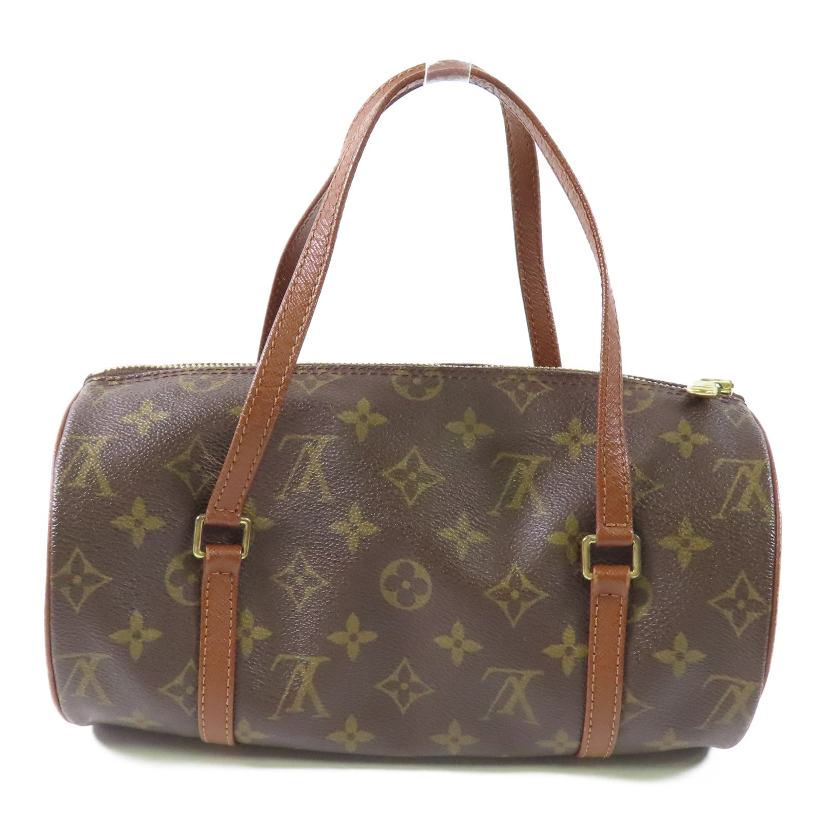 LOUIS VUITTON Monogram Papillon金扣手挽袋
