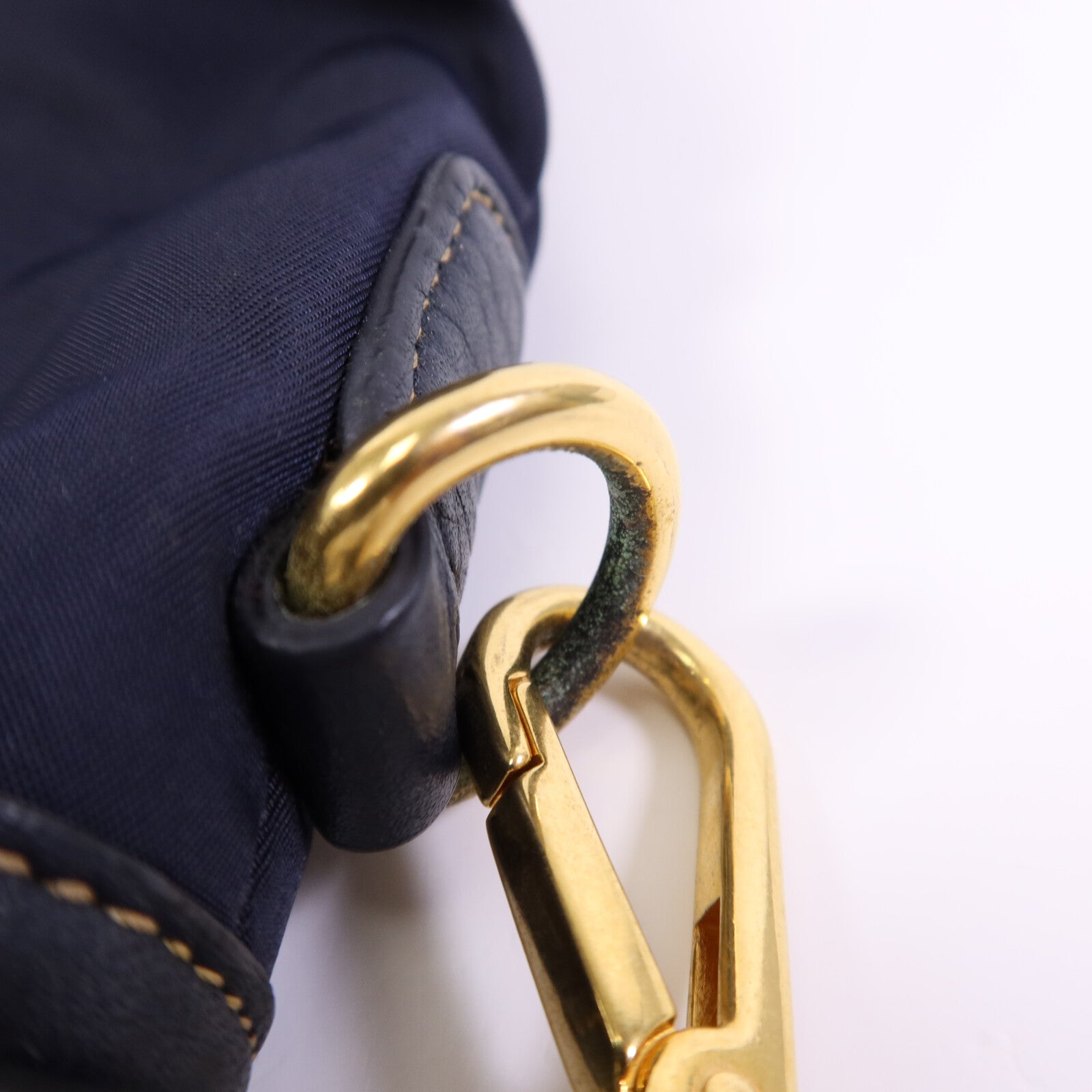 PRADA 尼龍2 Way Shoulder Bag金扣手挽肩背兩用袋