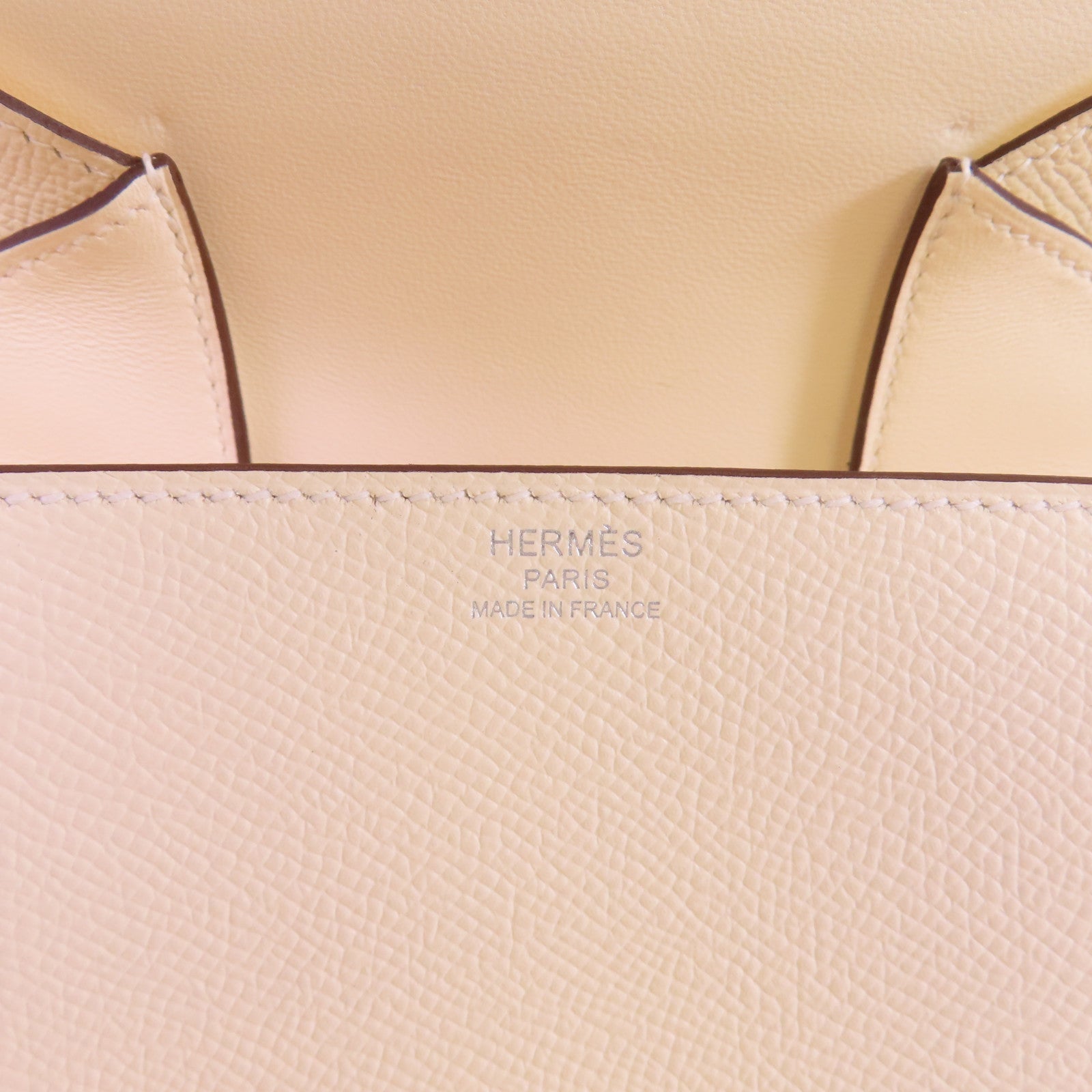 HERMES Epsom皮革Mini Della Shoulder Bag銀扣肩背袋