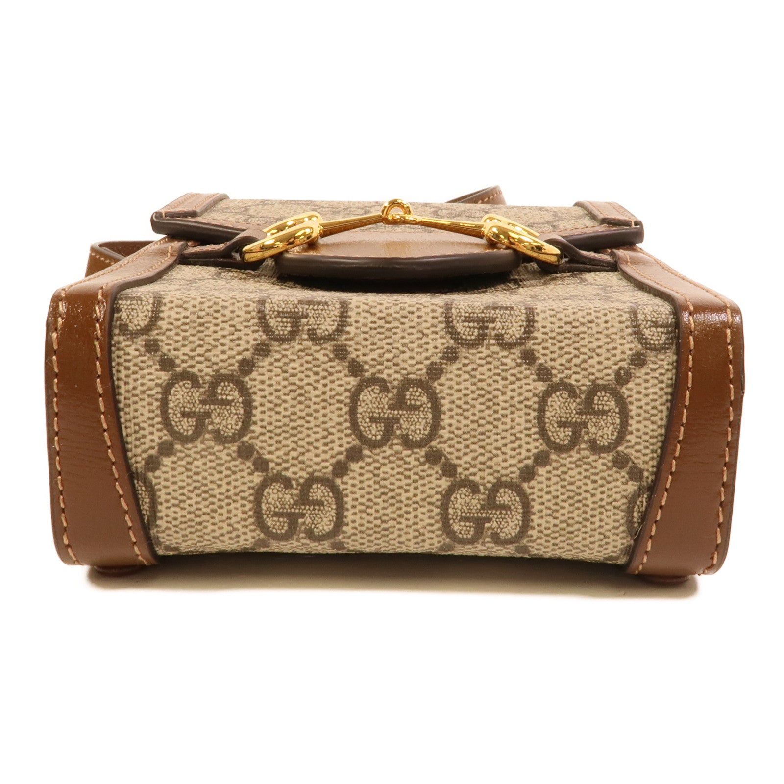 GUCCI 塗層帆布Horsebit 1955 Mini肩背袋