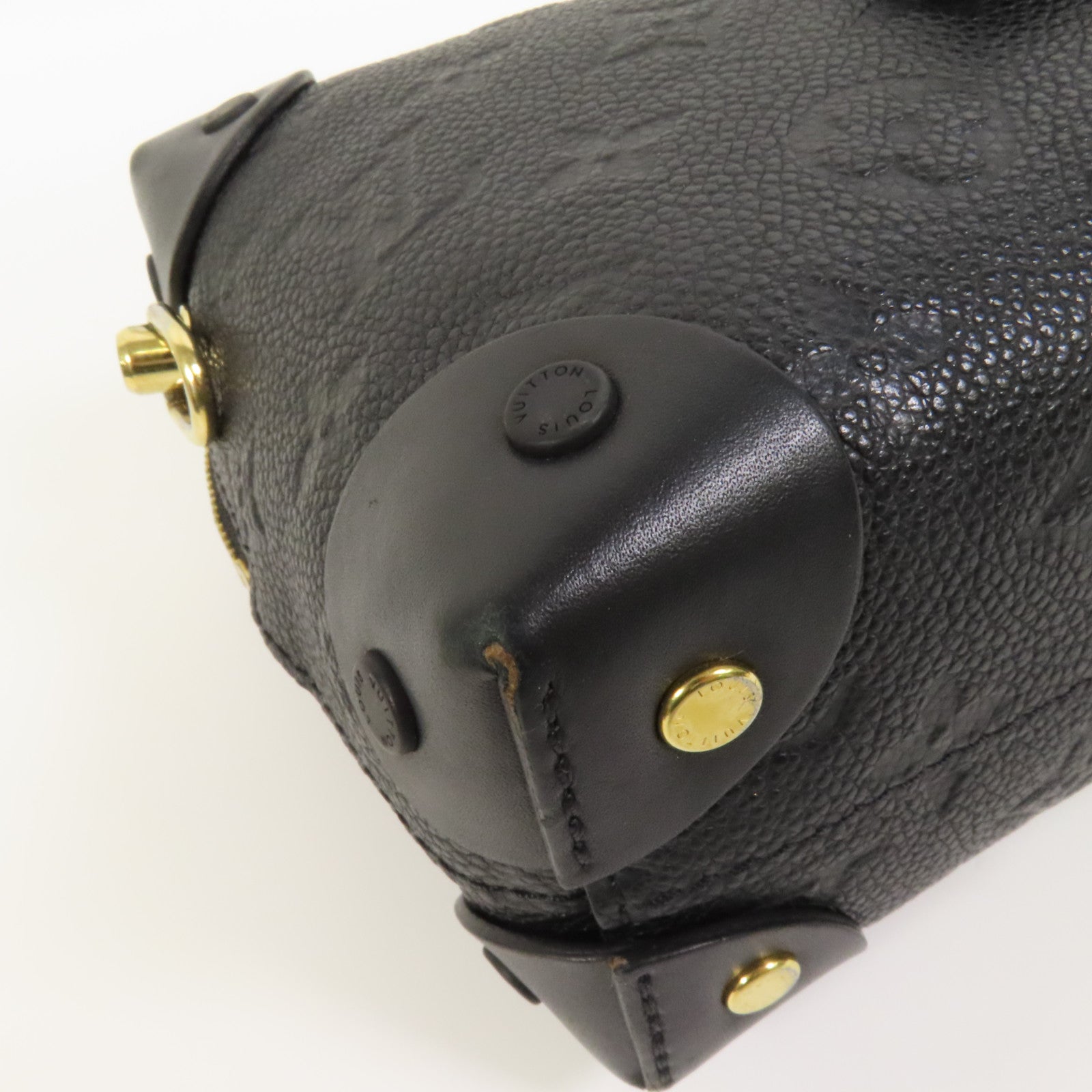 LOUIS VUITTON Monogram Empreinte Petite金扣手挽肩背兩用袋