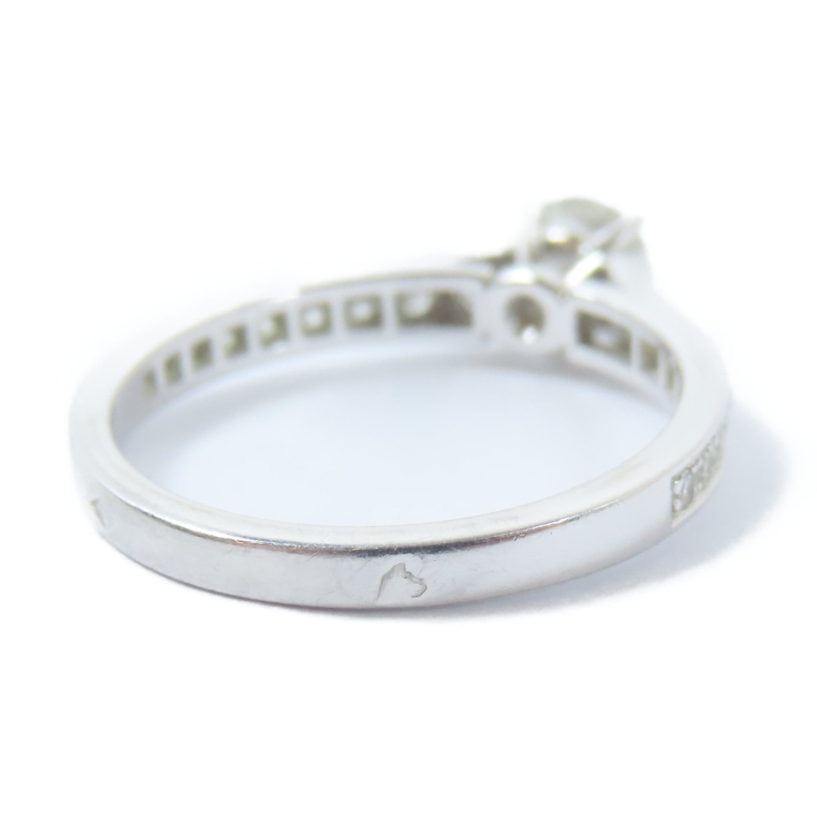 CARTIER 【激減優惠】950鉑金1895 Ring 0.32ct鑽石戒指Cartier#49/US#4.75