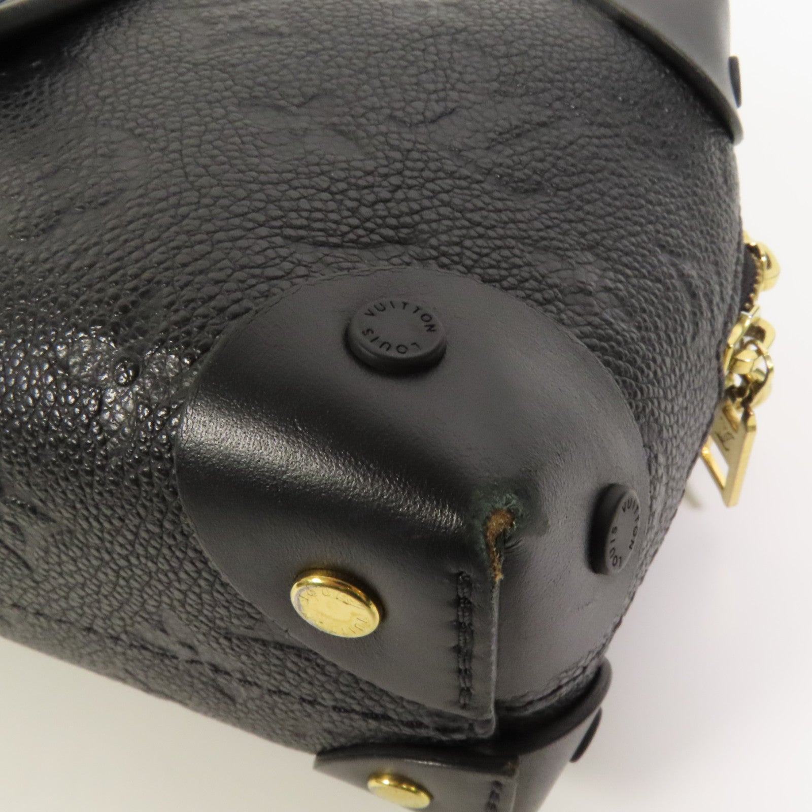 LOUIS VUITTON Monogram Empreinte Petite金扣手挽肩背兩用袋