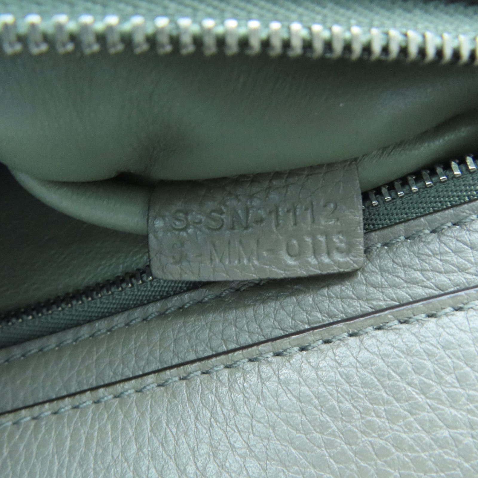 CELINE 【激減優惠】牛皮皮革Trapeze銀扣肩背袋綠色