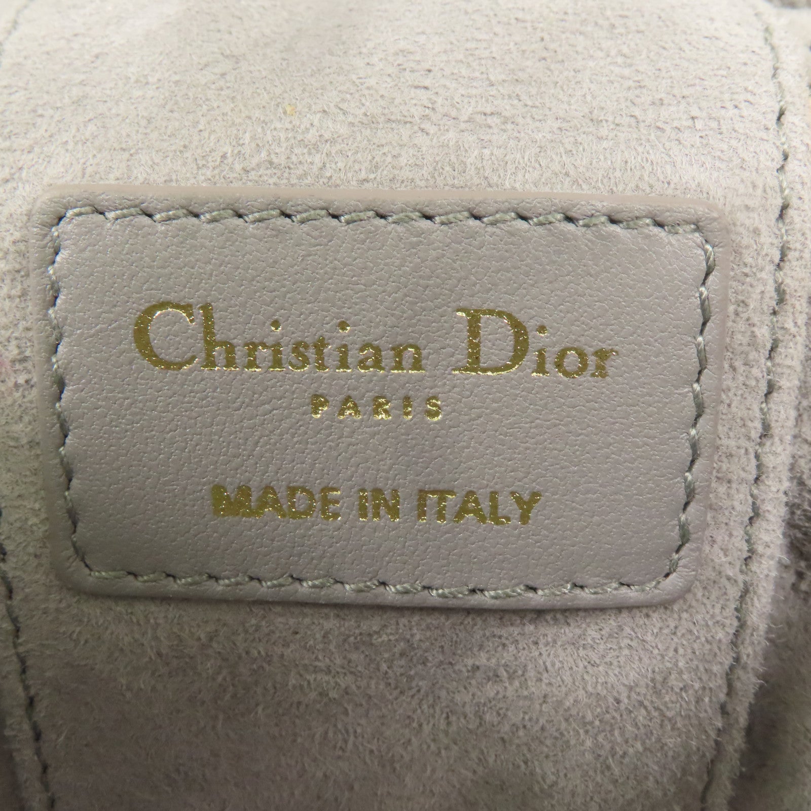 Dior 【激減優惠】羊皮皮革Micro Vanity Case金扣手挽肩背兩用袋