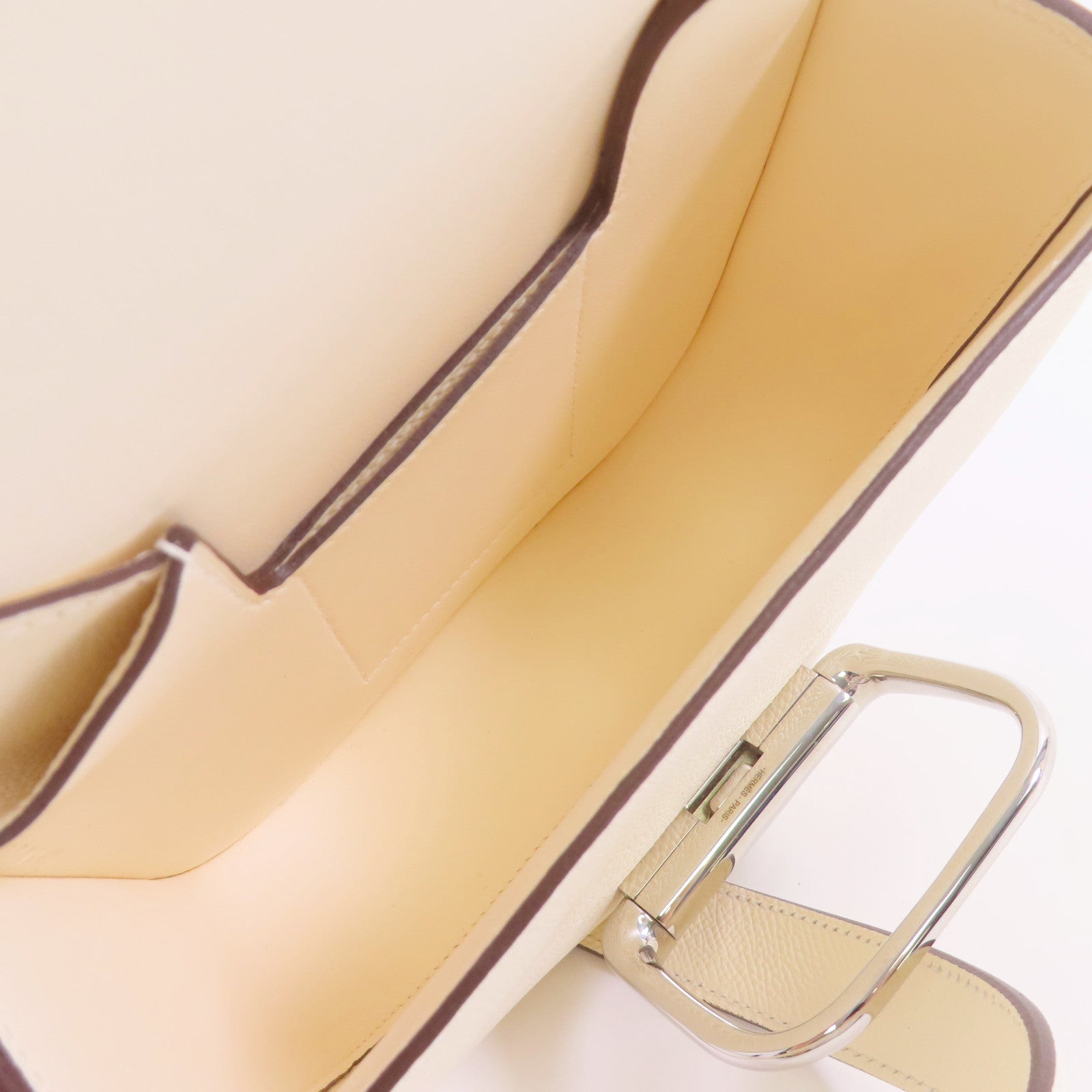 HERMES Epsom皮革Mini Della Shoulder Bag銀扣肩背袋