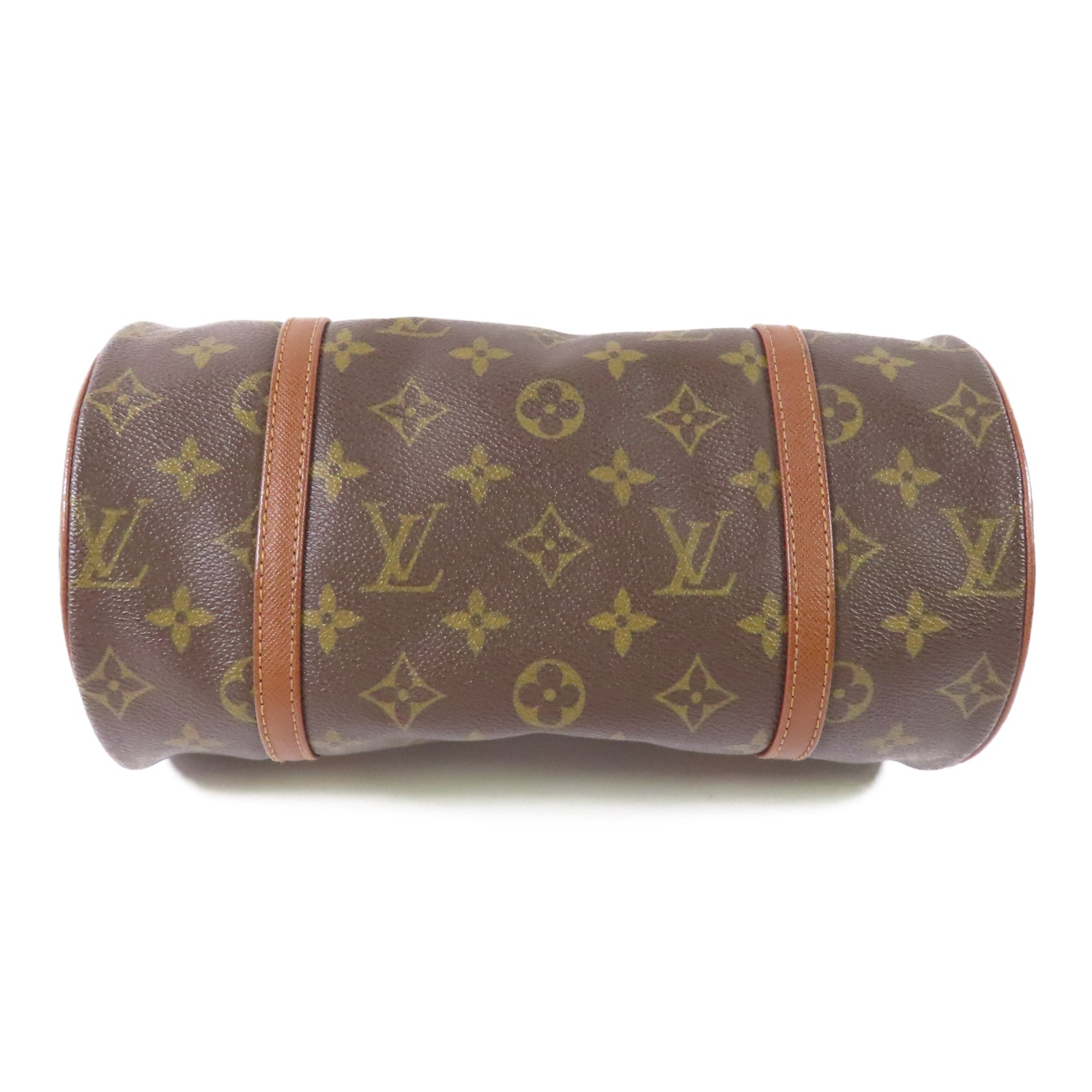 LOUIS VUITTON Monogram Papillon金扣手挽袋