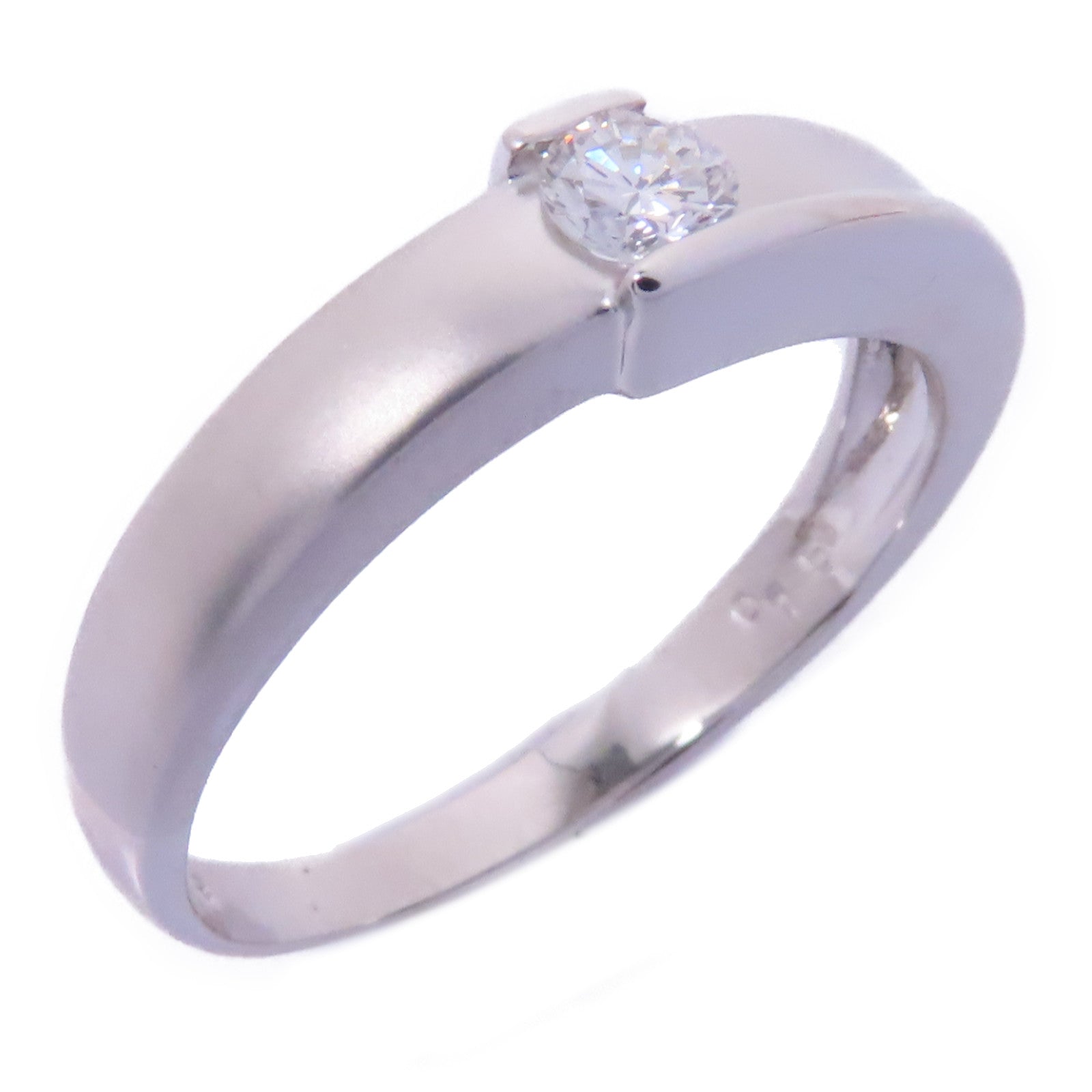 JEWELRY 18K白金Diamond Ring 0.15ct鑽石戒指US#5.75