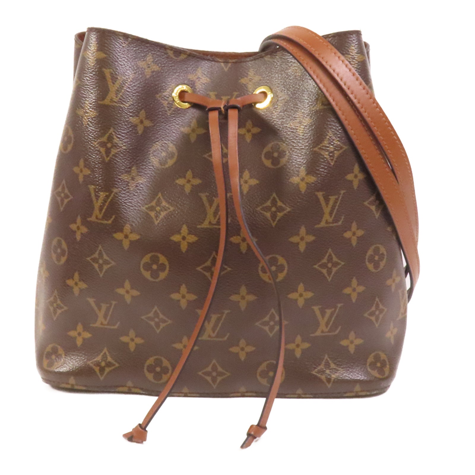 LOUIS VUITTON 【激減優惠】Monogram NeoNoe MM金扣肩背袋
