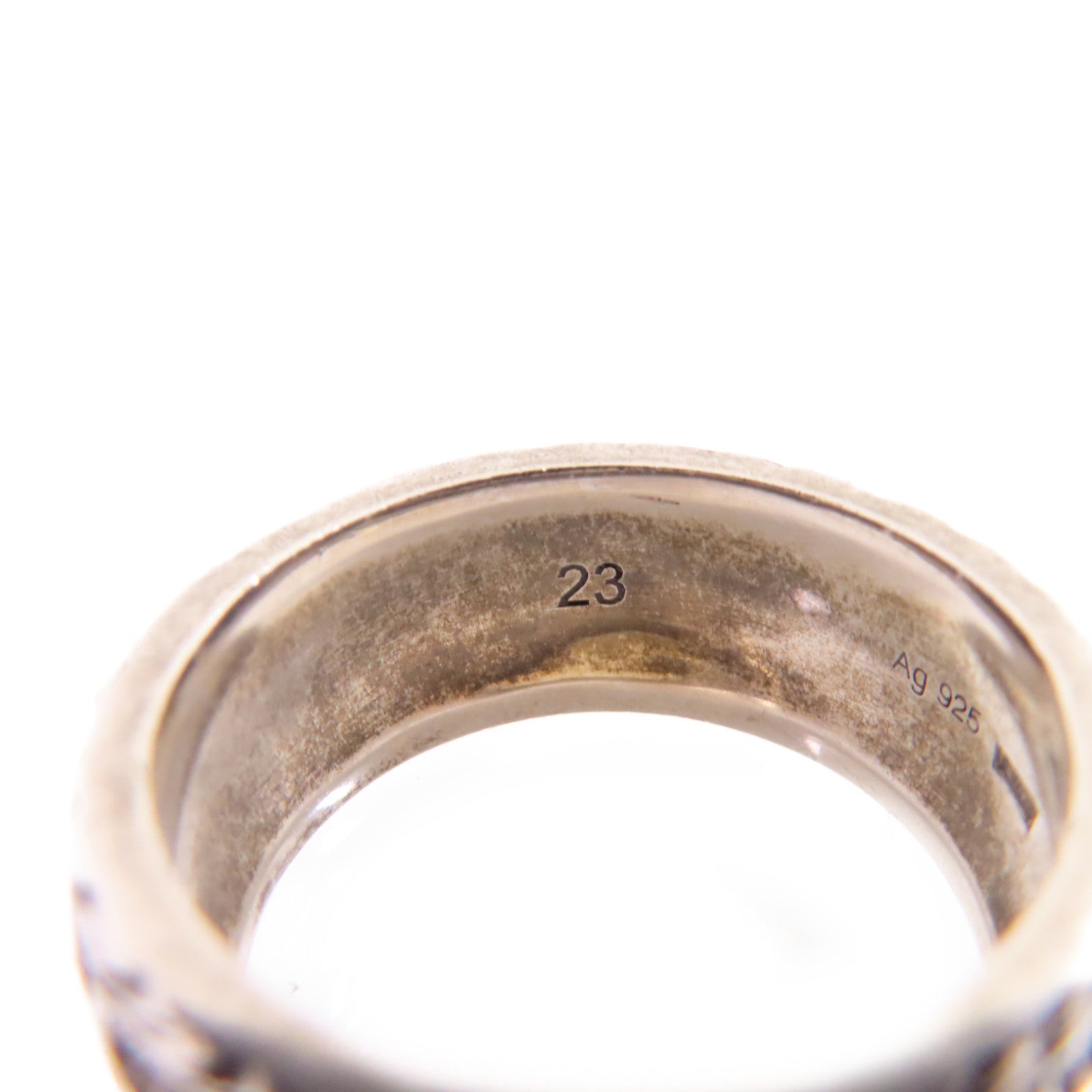 GUCCI 925純銀Arabesque Ring戒指Gucci#23/US#10
