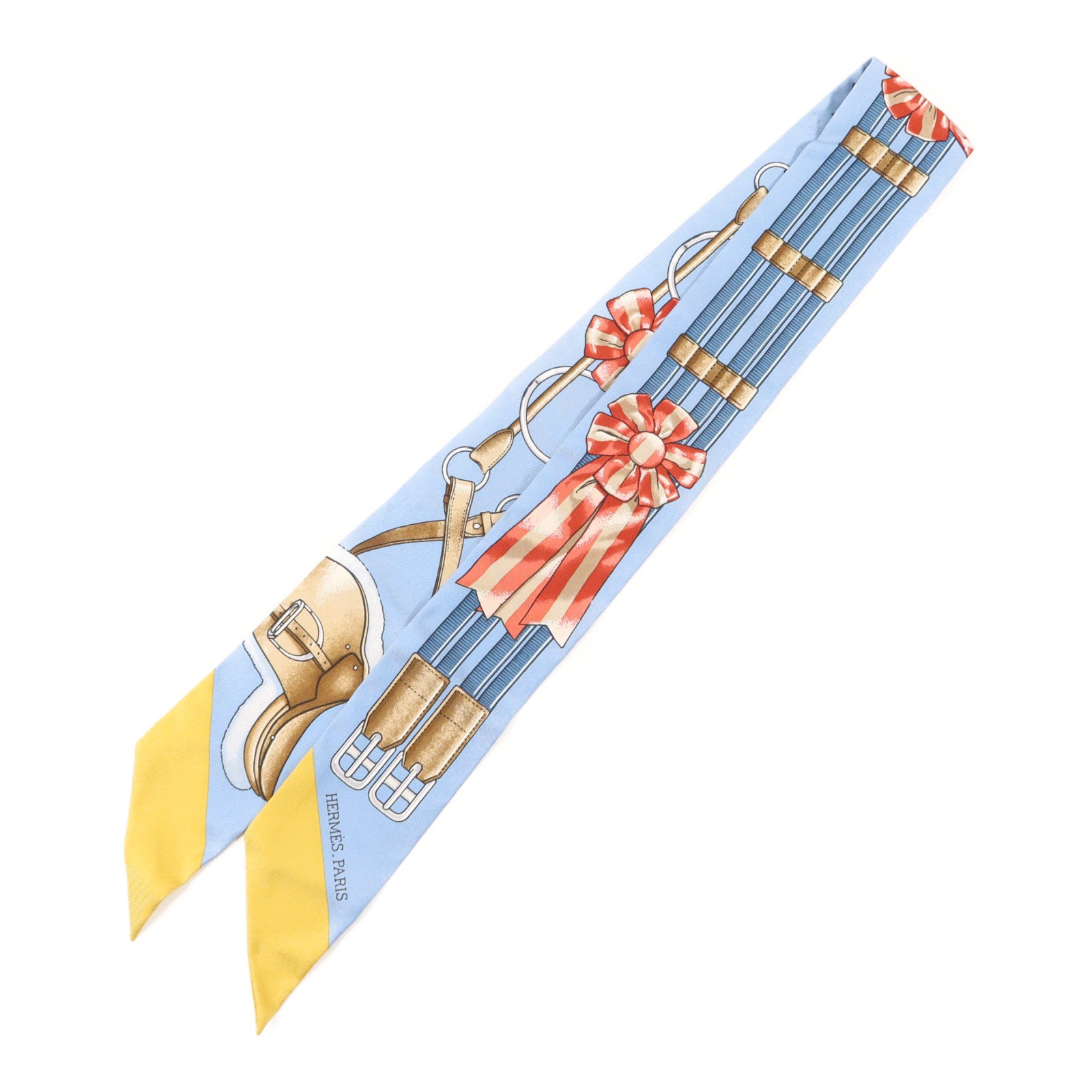 HERMES 絲質Twilly絲巾