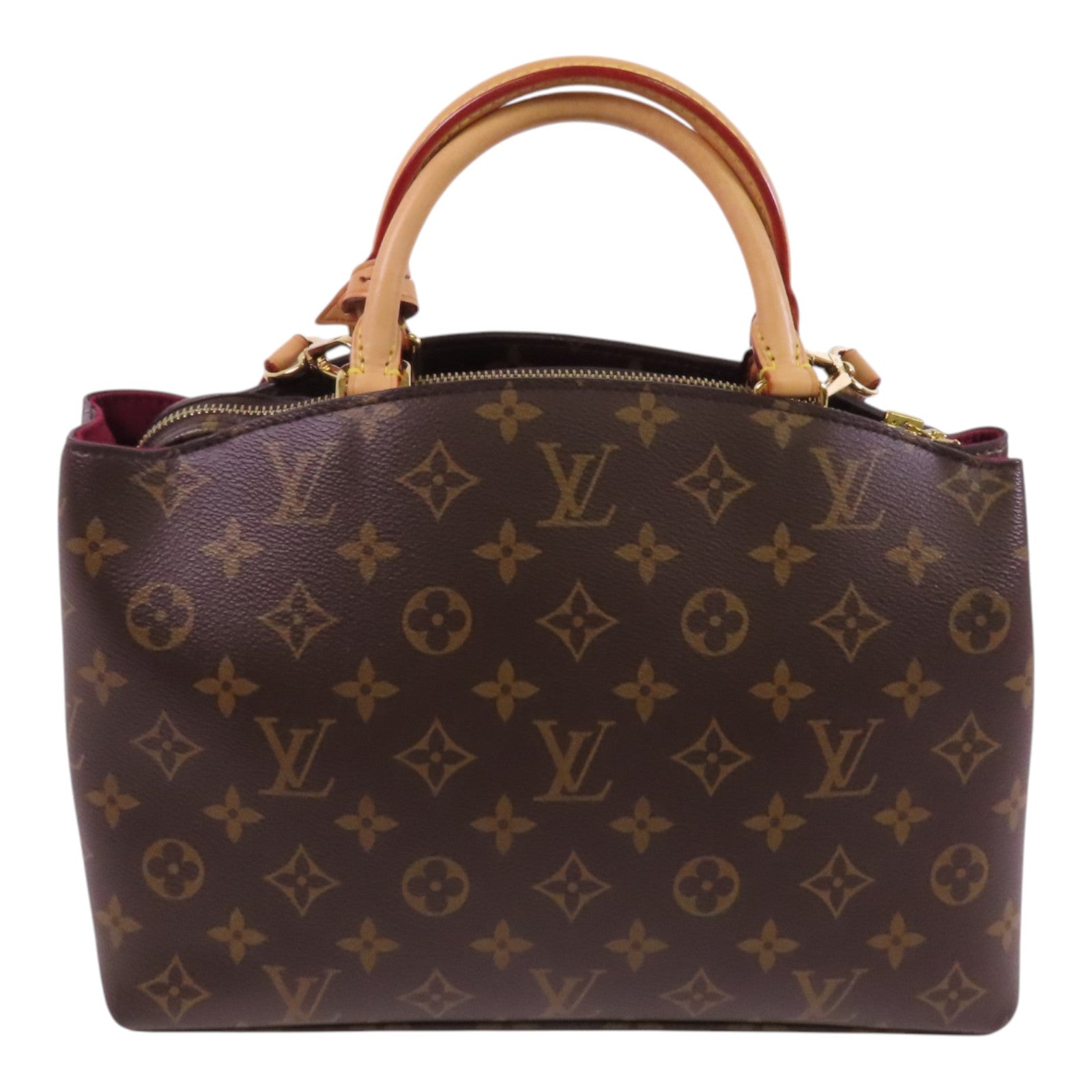 LOUIS VUITTON Monogram Petit Palais金扣手挽肩背兩用袋