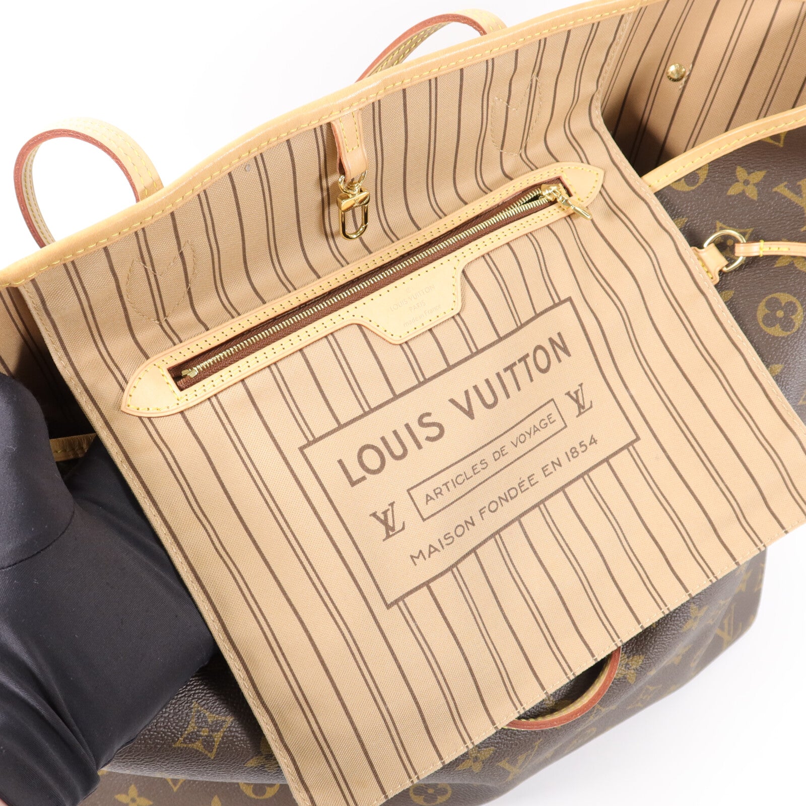 LOUIS VUITTON Monogram Neverfull GM手挽袋