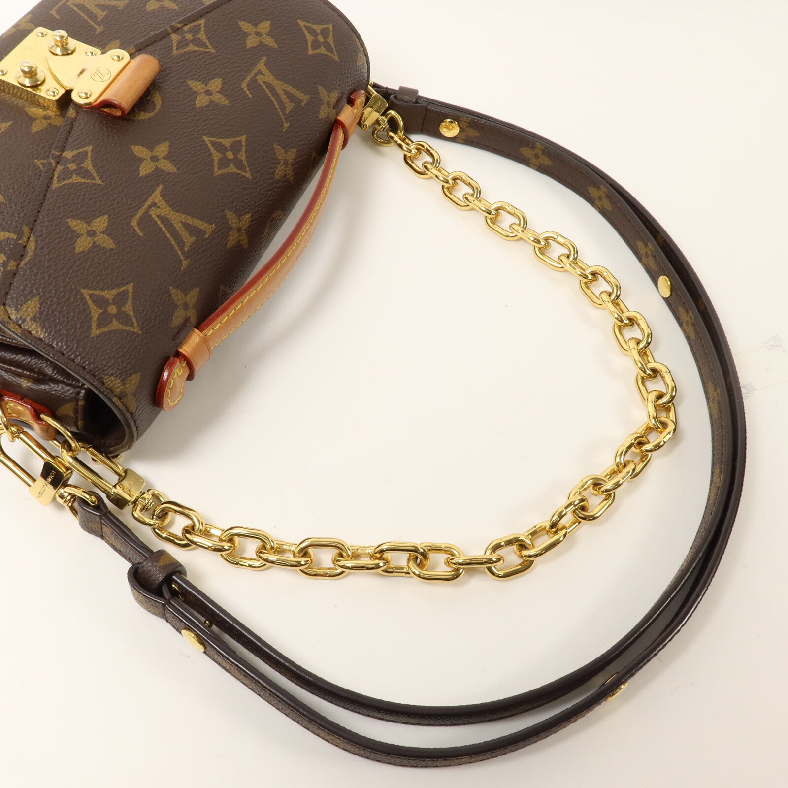 LOUIS VUITTON Monogram Pochette Metis East West手挽肩背兩用袋