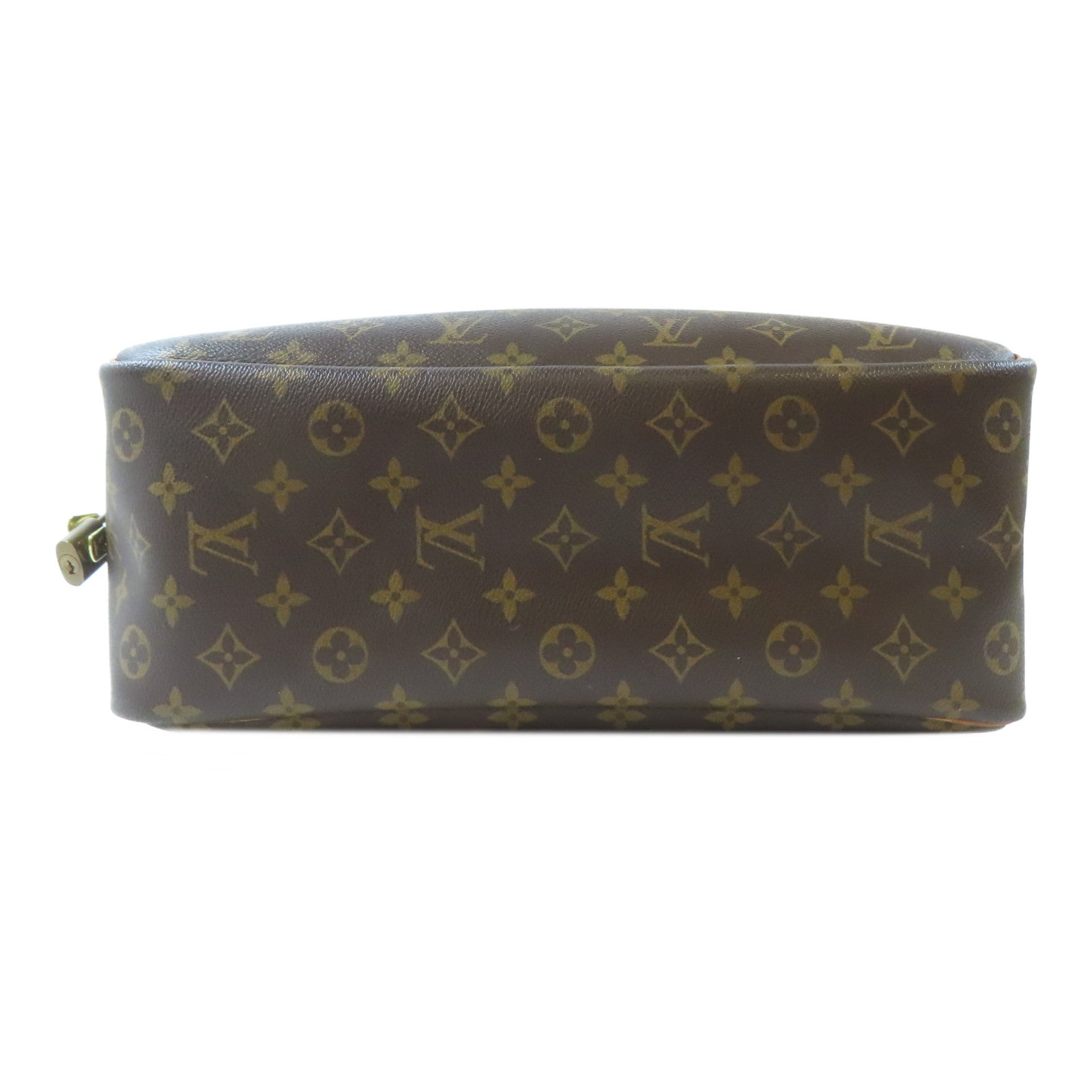 LOUIS VUITTON 【激減優惠】Monogram Deauville GM金扣手挽袋啡色