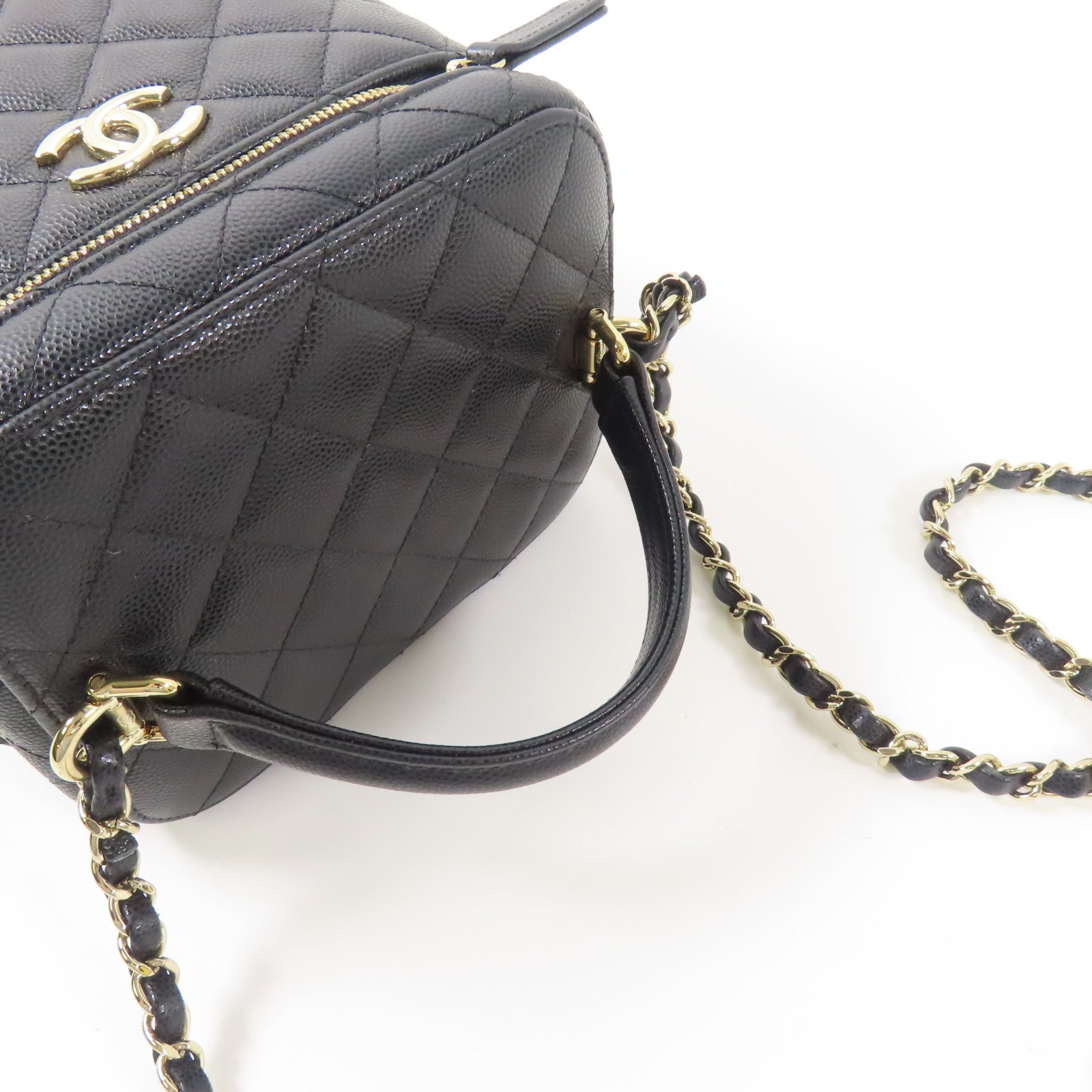 CHANEL 【激減優惠】牛皮皮革Vanity Bag手挽肩背兩用袋