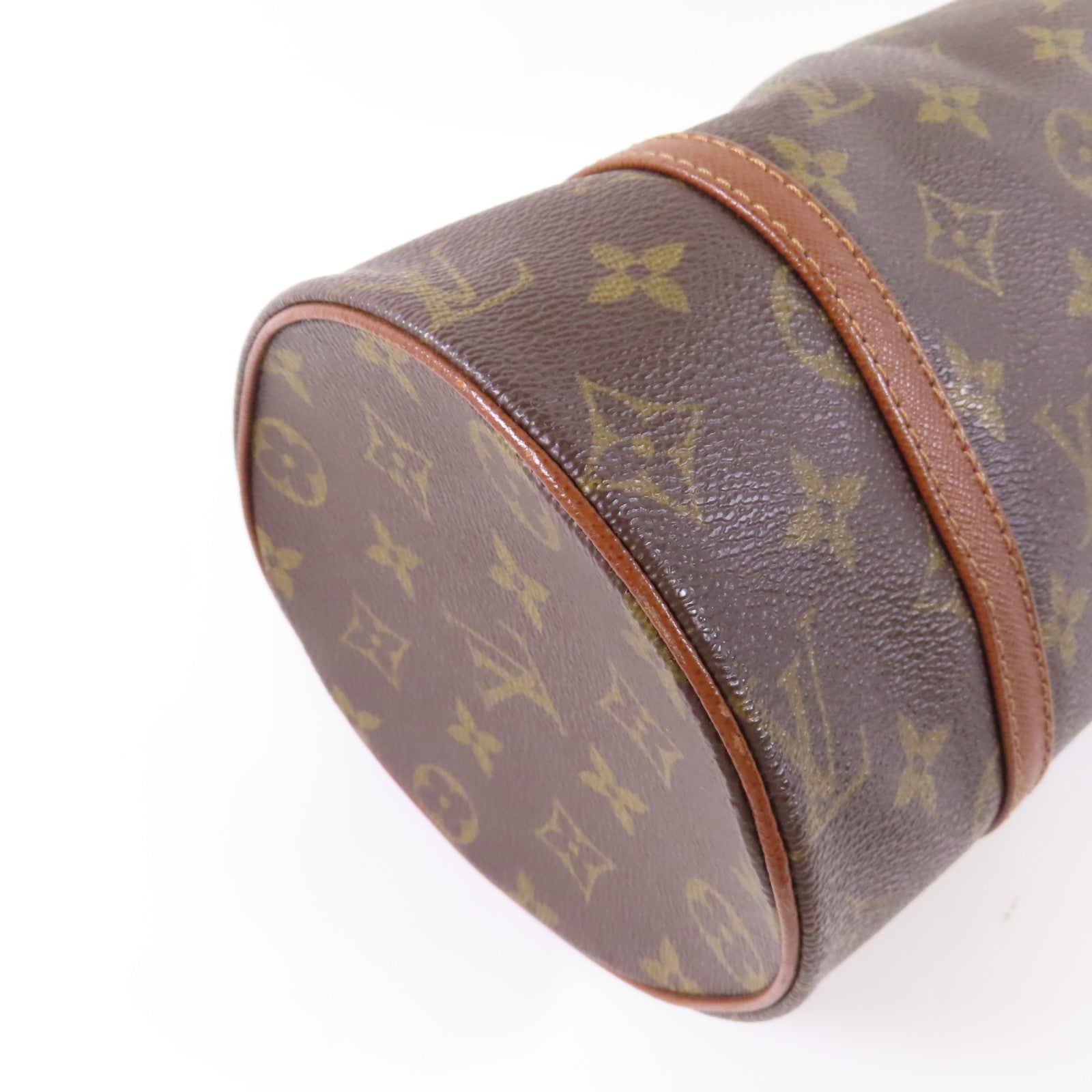 LOUIS VUITTON Monogram Papillon金扣手挽袋