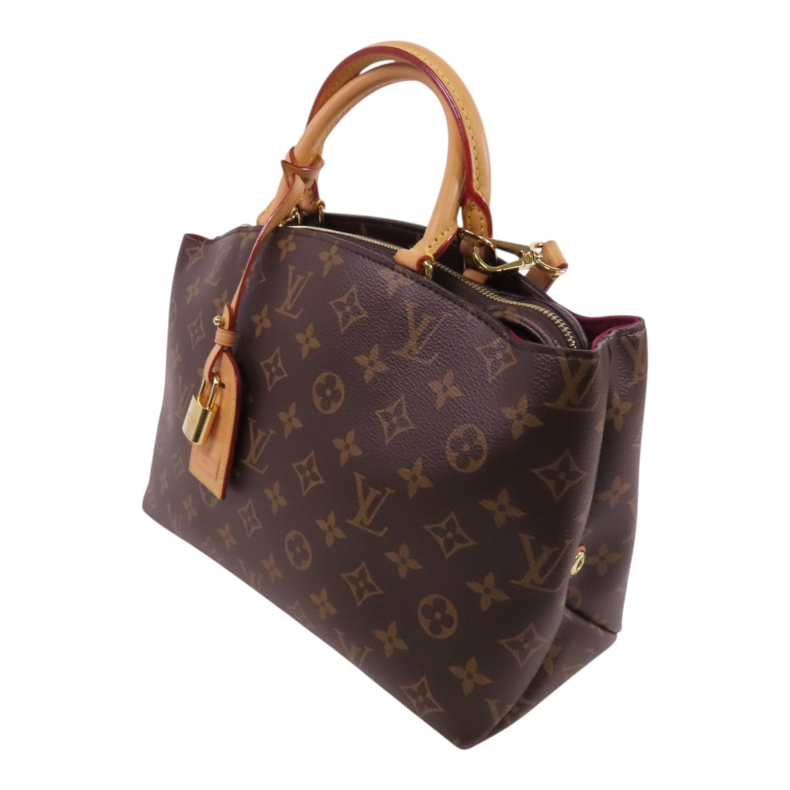 LOUIS VUITTON Monogram Petit Palais金扣手挽肩背兩用袋